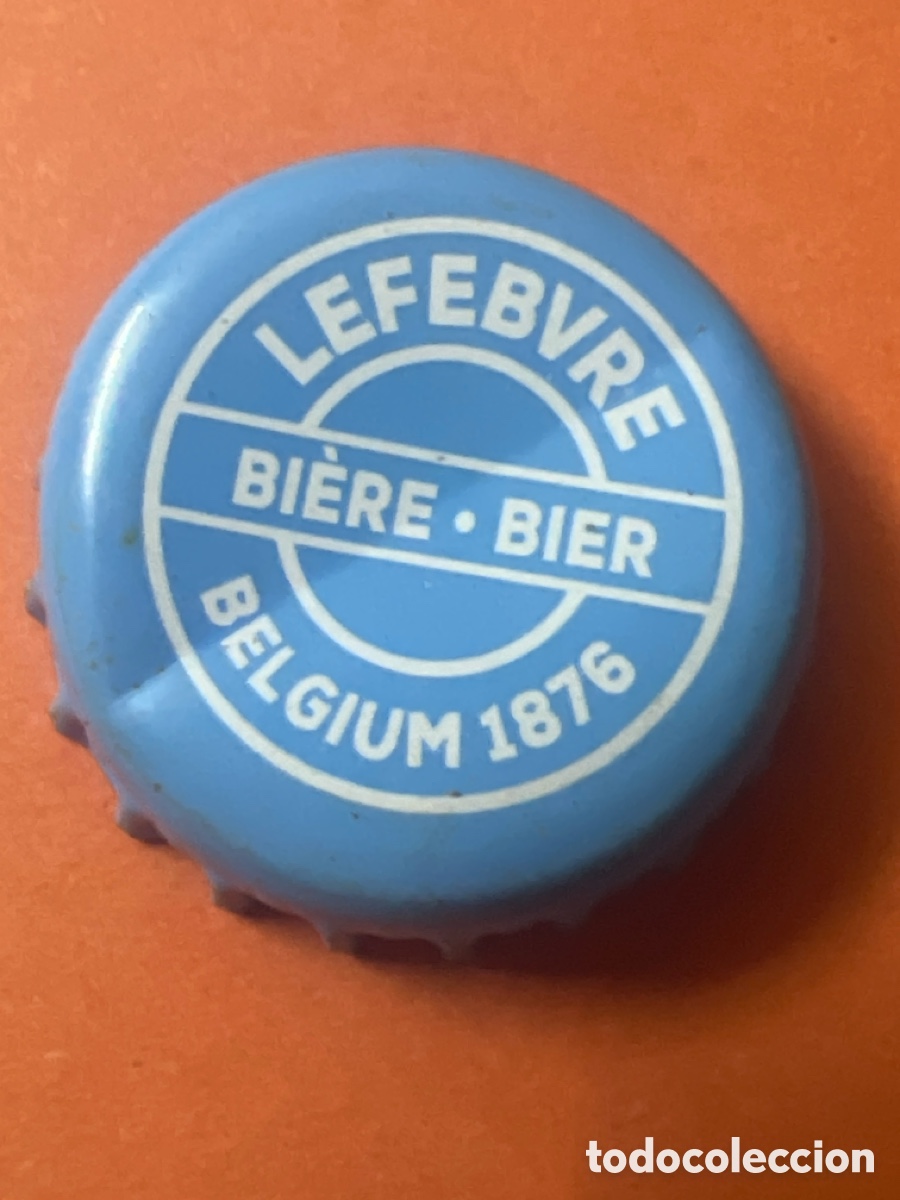 Collezionismo di birre: T4/X84/M2. CHAPA CERVEZA - Lefebvre Bi&egrave;re Bier Belgium 1876