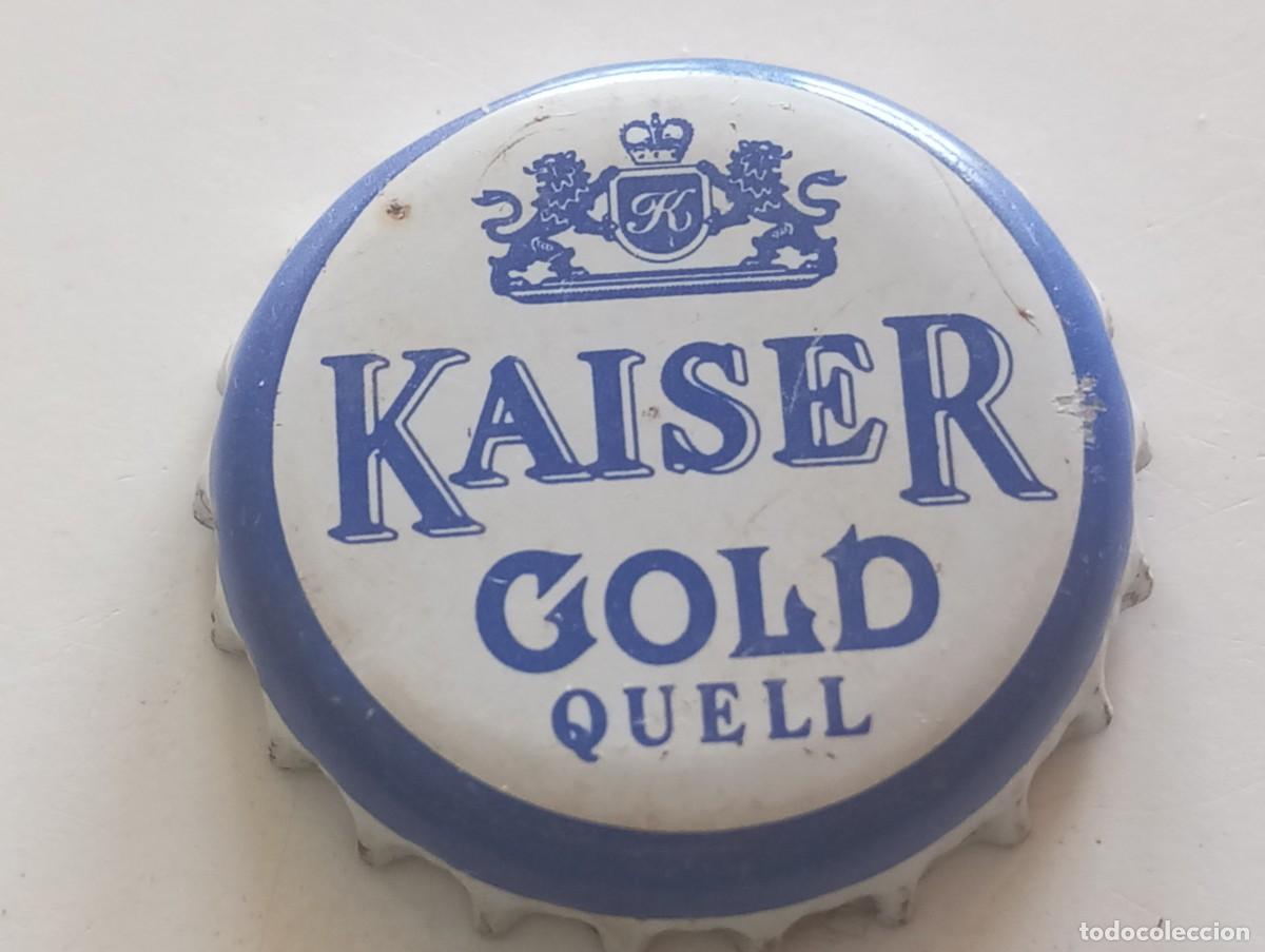 Coleccionismo de cervezas: Chapa tap&oacute;n corona de la cerveza austr&iacute;aca KAISER GOLD QUELL