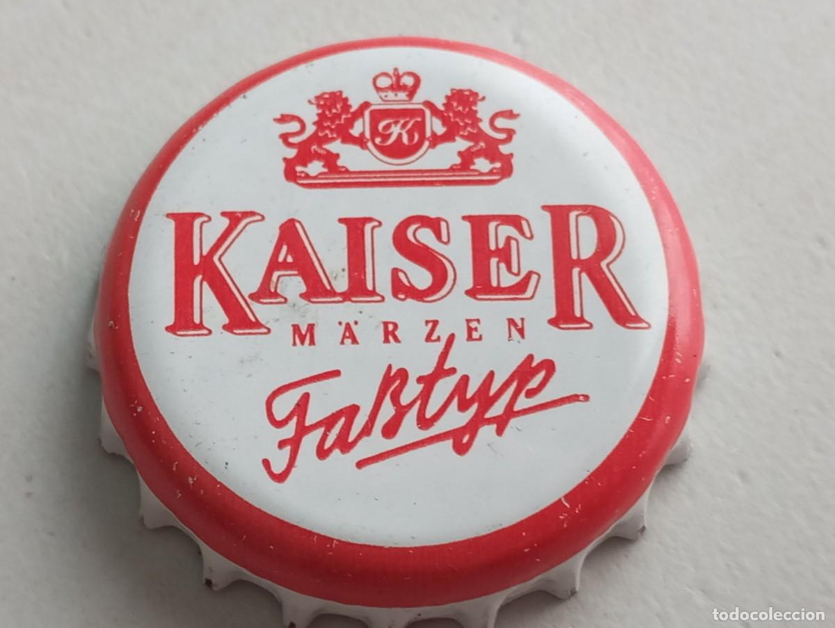 Coleccionismo de cervezas: Chapa tap&oacute;n corona de la cerveza austr&iacute;aca KAISER M&Auml;RZEN FASSTYP