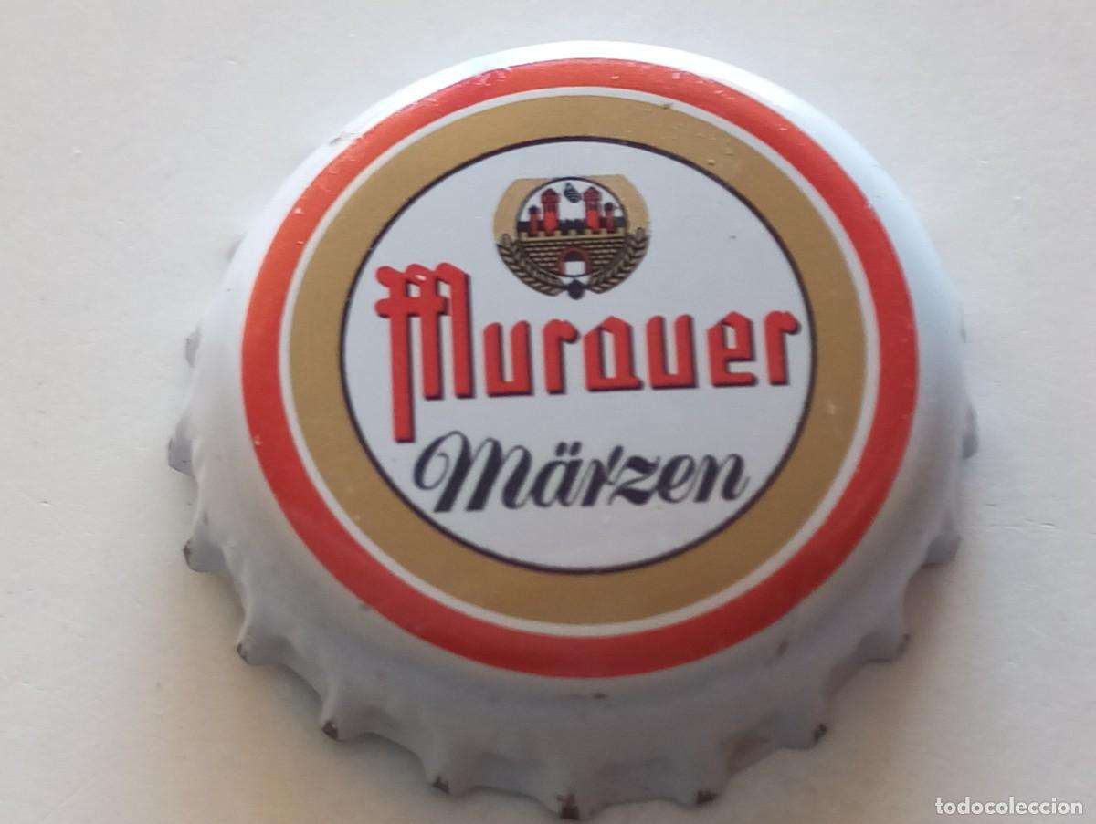 Coleccionismo de cervezas: Chapa tap&oacute;n corona de la cerveza austr&iacute;aca MURAUER M&Auml;RZEN