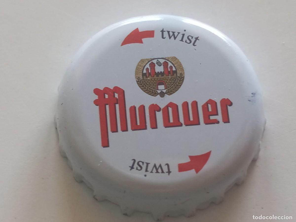 Coleccionismo de cervezas: Chapa tap&oacute;n corona de la cerveza austr&iacute;aca MURAUER (TWIST)