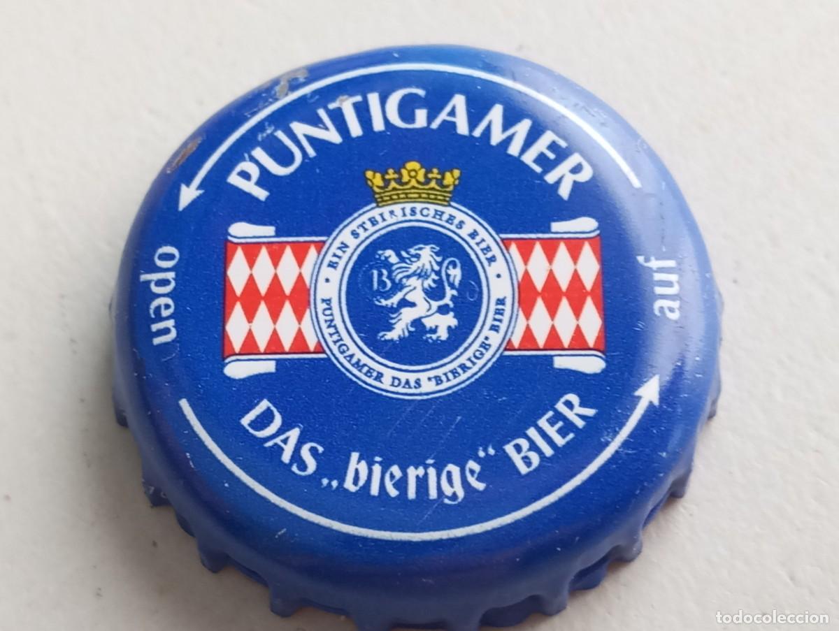 Coleccionismo de cervezas: Chapa tap&oacute;n corona de la cerveza austr&iacute;aca PUNTIGAMER DAS 'BIERIGE' BIER (OPEN-AUF)