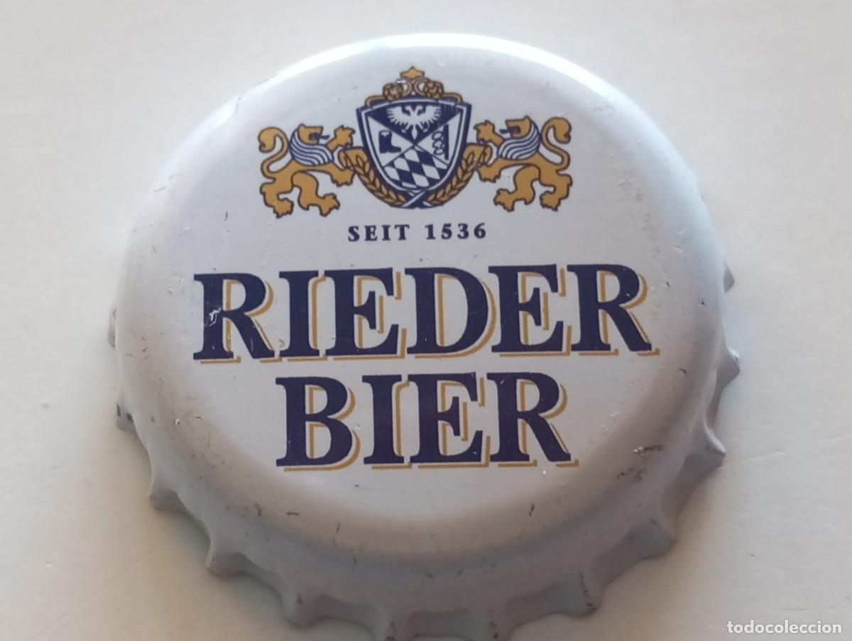 Coleccionismo de cervezas: Chapa tap&oacute;n corona de la cerveza austr&iacute;aca RIEDER BIER SEIT 1536
