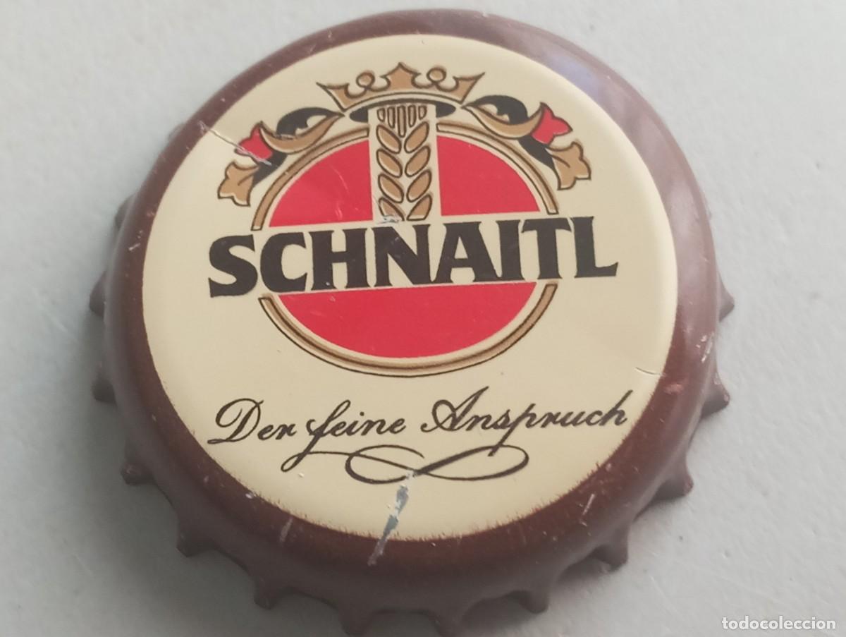 Coleccionismo de cervezas: Chapa tap&oacute;n corona de la cerveza austr&iacute;aca SCHNAITL DER FEINE ANSPRUCH