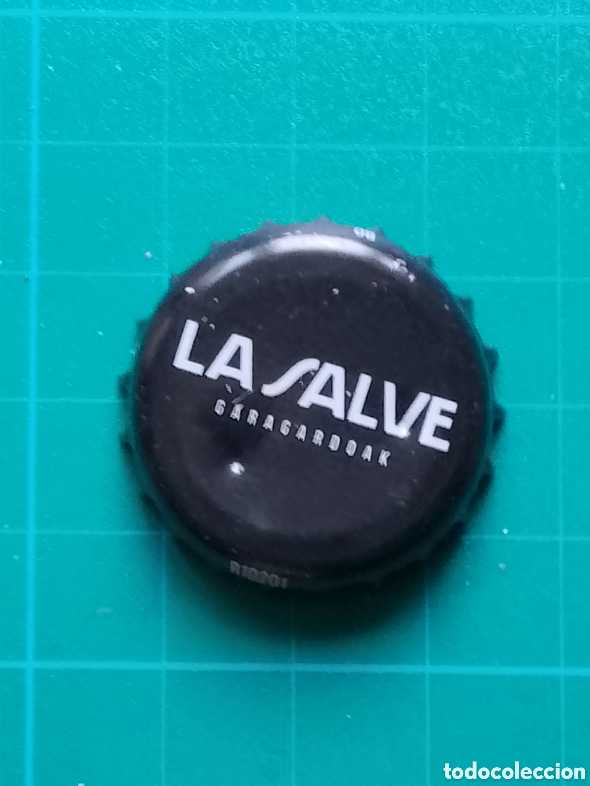 Coleccionismo de cervezas: LA SALVE BILBAO. TAP&Oacute;N CORONA CHAPA BIRRA BIERE PIVO BEER BIER CERVEZA GARAGARDOA
