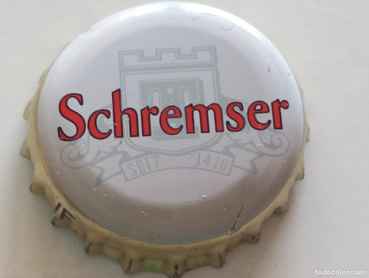 Coleccionismo de cervezas: Chapa tap&oacute;n corona de la cerveza austr&iacute;aca SCHREMSER