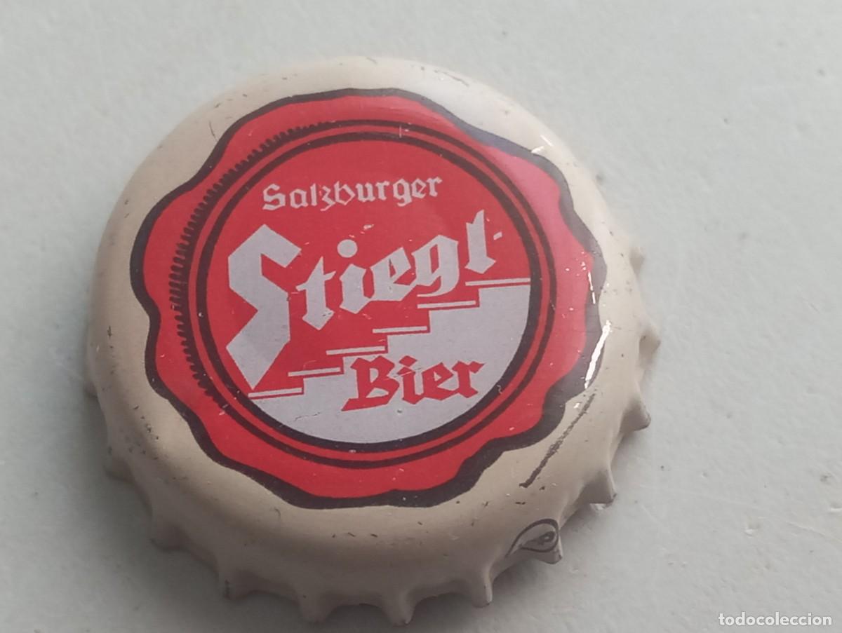 Coleccionismo de cervezas: Chapa tap&oacute;n corona de la cerveza austr&iacute;aca STIEGL SALZBURGER BIER