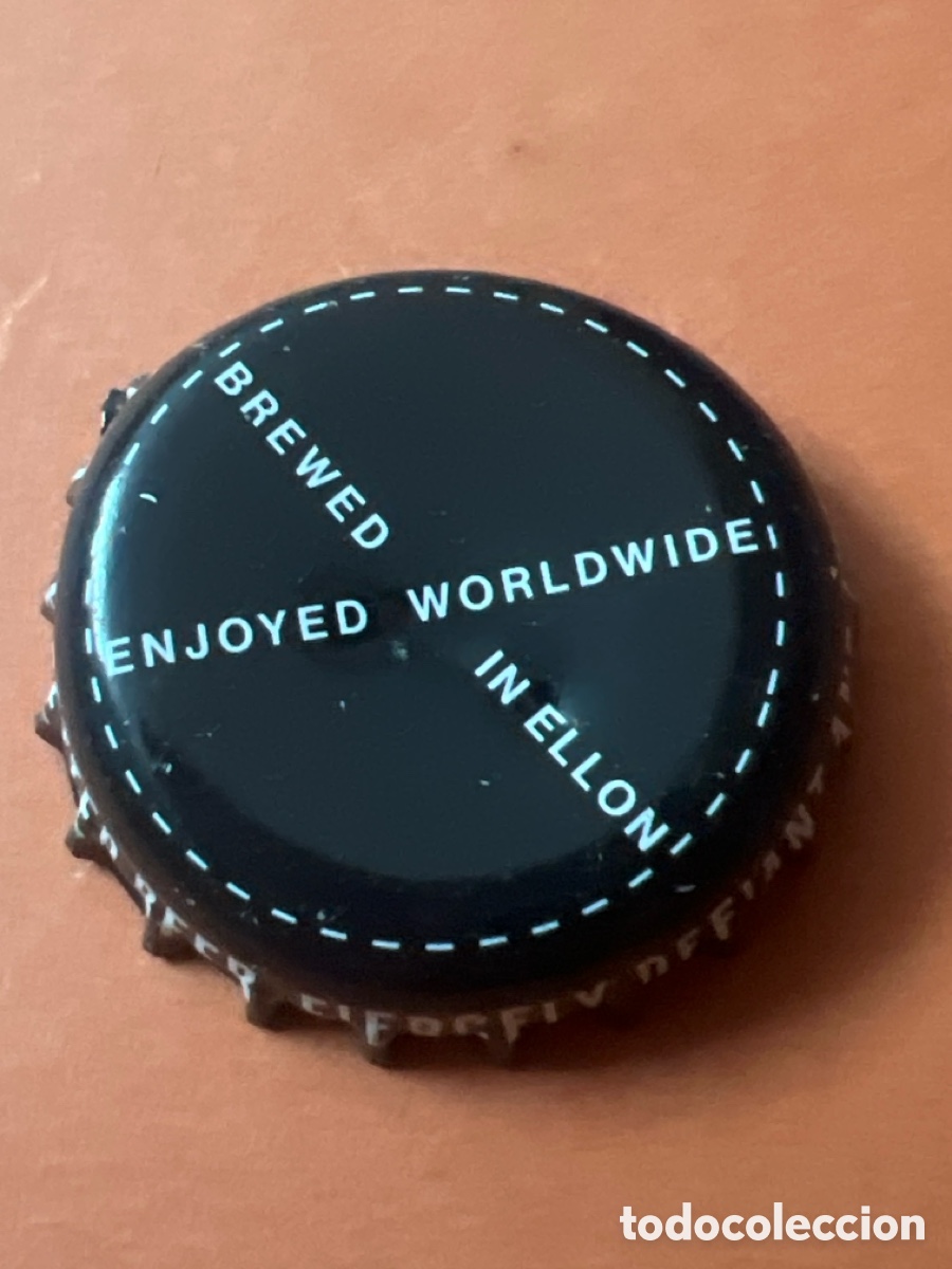 Coleccionismo de cervezas: E987. CHAPA CERVEZA - Brewed In Ellon Enjoyed Worldwide - Reino Unido