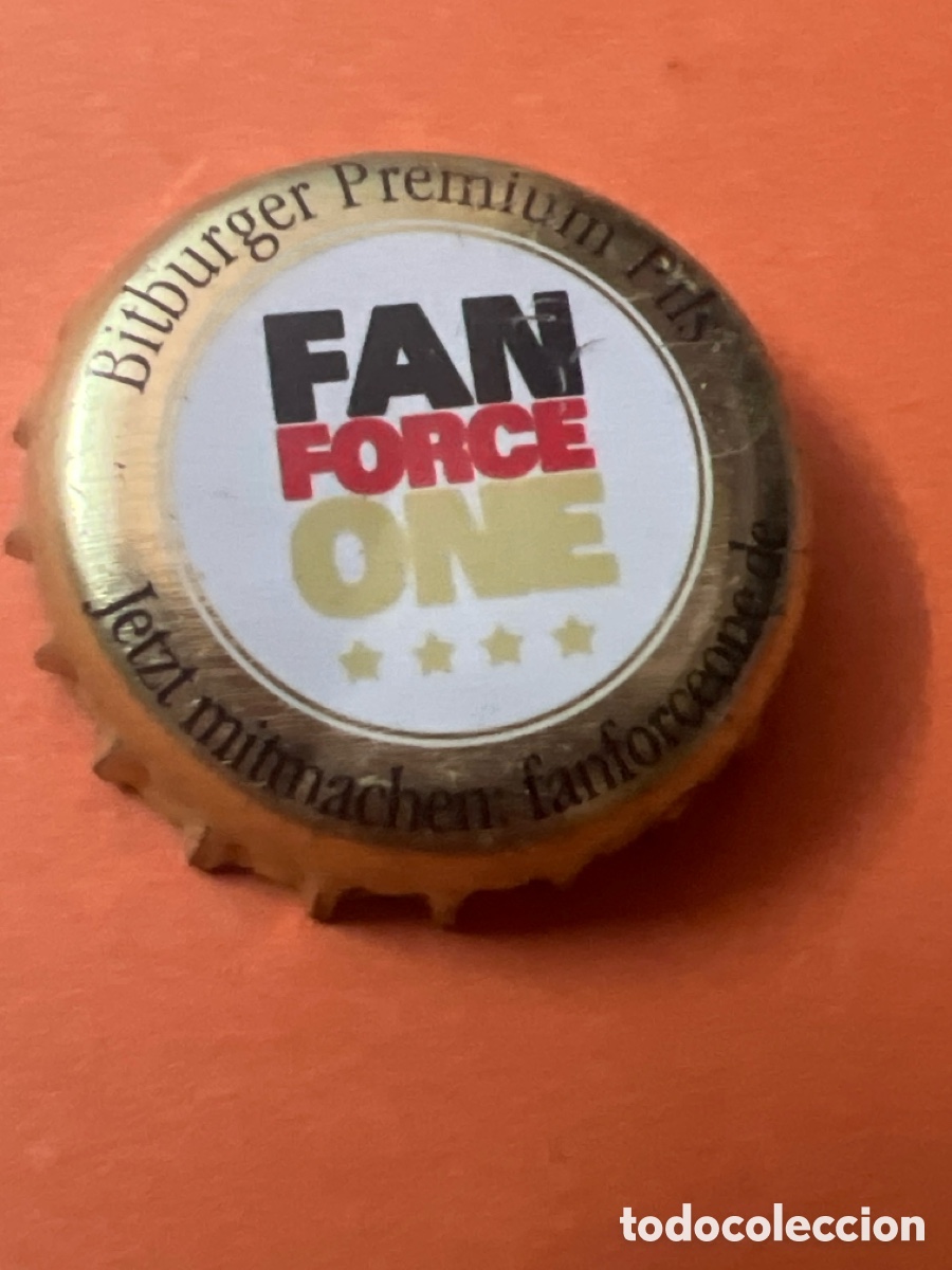 Coleccionismo de cervezas: E1029. CHAPA CERVEZA - Fan Force One Bitburger Premium Pils Jetzt mitmachen: fanforceone.de - ALE
