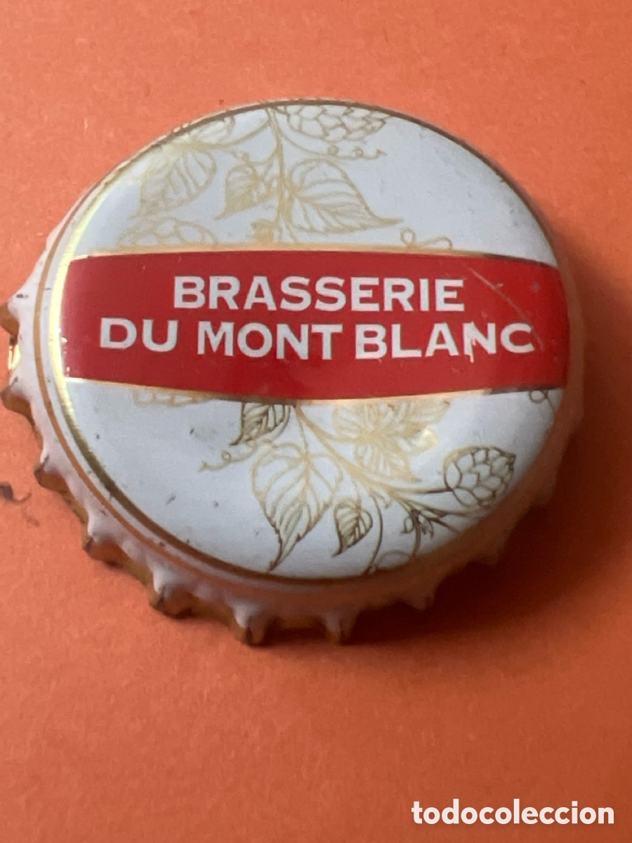 Coleccionismo de cervezas: E1079. CHAPA CERVEZA - Brasserie du Mont Blanc - FRANCIA