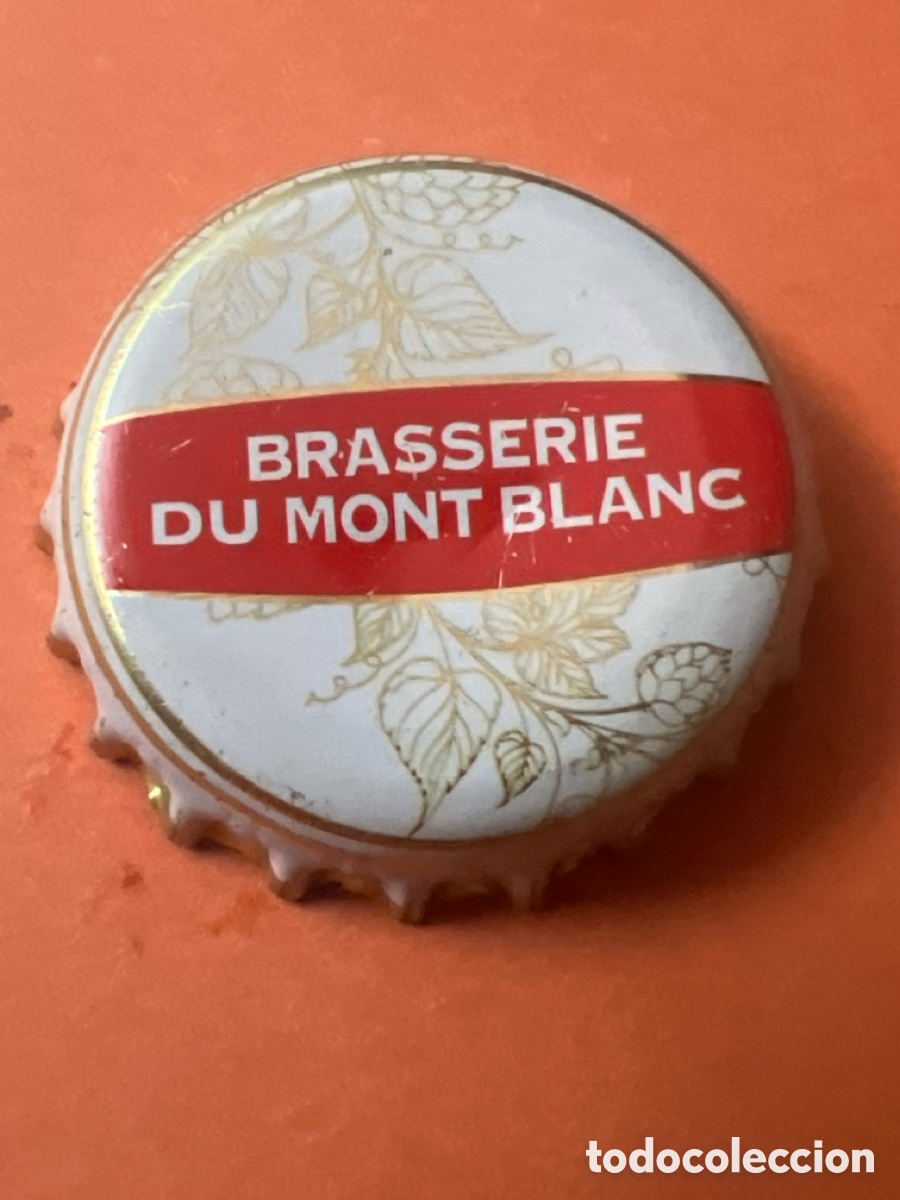 Coleccionismo de cervezas: E1095. CHAPA CERVEZA - Brasserie du Mont Blanc - FRANCIA