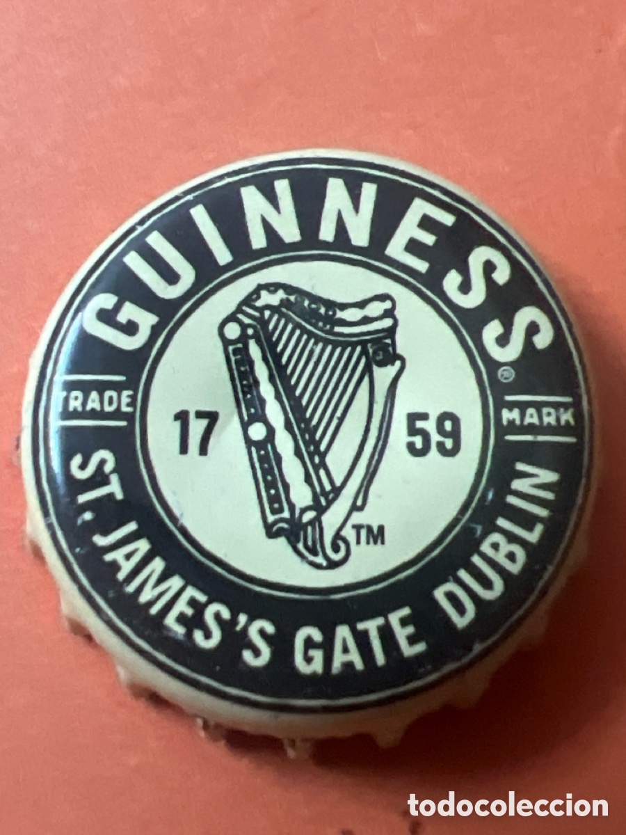 Coleccionismo de cervezas: E1119. CHAPA CERVEZA - Guinness St. James's Gate Dublin 1759 Trade Mark - IRLANDA