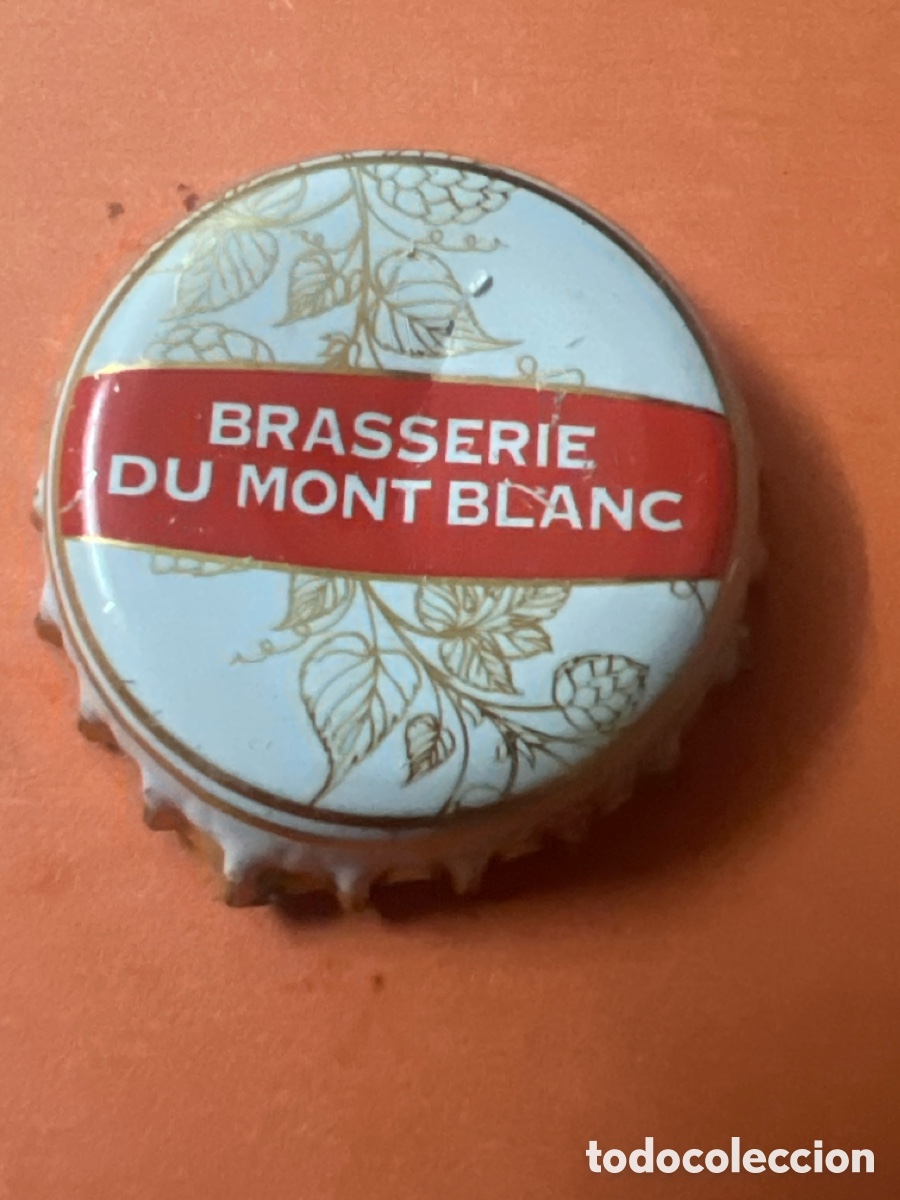 Coleccionismo de cervezas: T4/X82/D6. CHAPA CERVEZA - Brasserie du Mont Blanc - FRANCIA