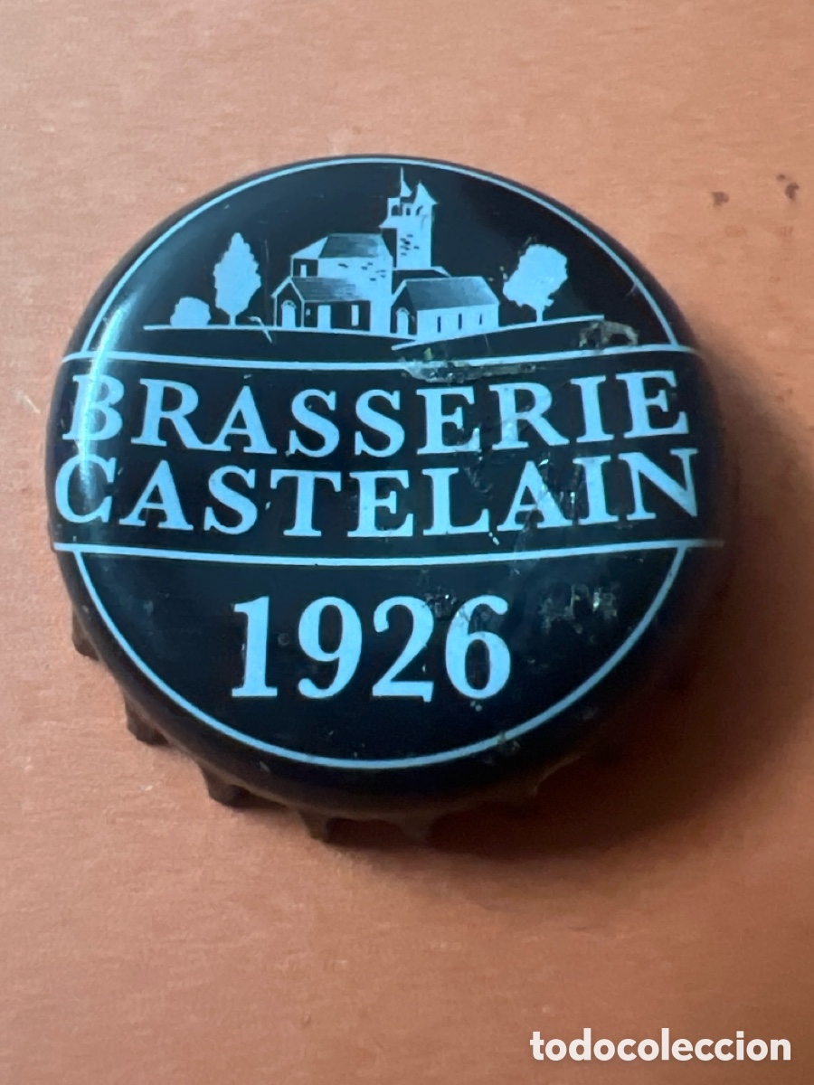 Coleccionismo de cervezas: T4/X82/F2. CHAPA CERVEZA - Brasserie Castelain 1926 - FRANCIA
