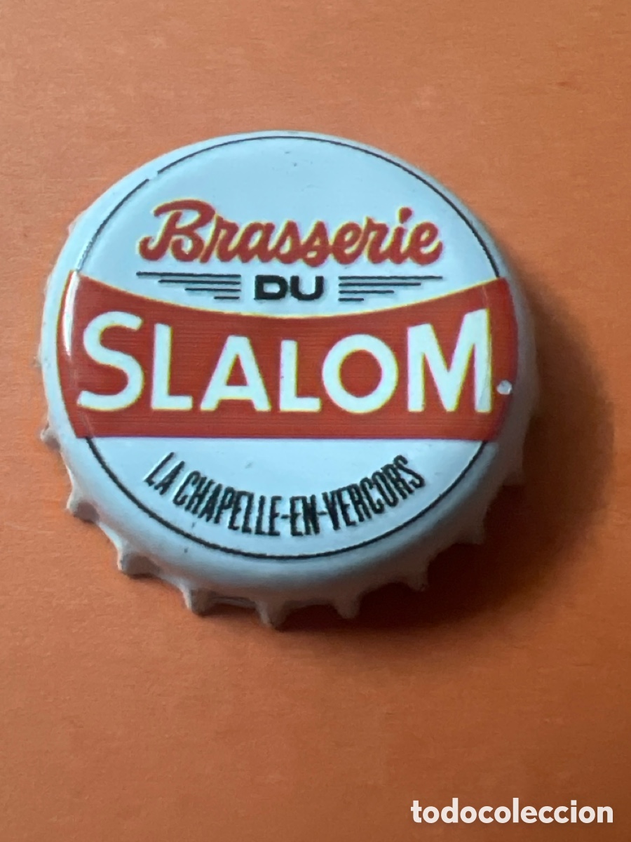 Coleccionismo de cervezas: T4/X82/G4. CHAPA CERVEZA - Brasserie du Slalom La Chapelle-en-Vercors - FRANCIA