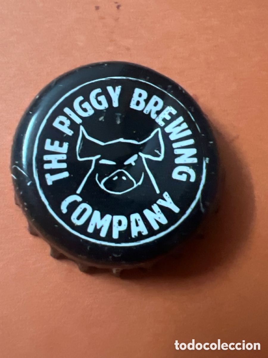 Coleccionismo de cervezas: T4/X86/J2. CHAPA CERVEZA - The Piggy Brewing Company - FRANCIA