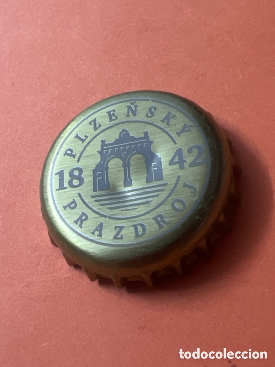 Coleccionismo de cervezas: T4/X86/J5. CHAPA CERVEZA - Plzeňsk&yacute; Prazdroj 1842 _ Rep&uacute;blica Checa