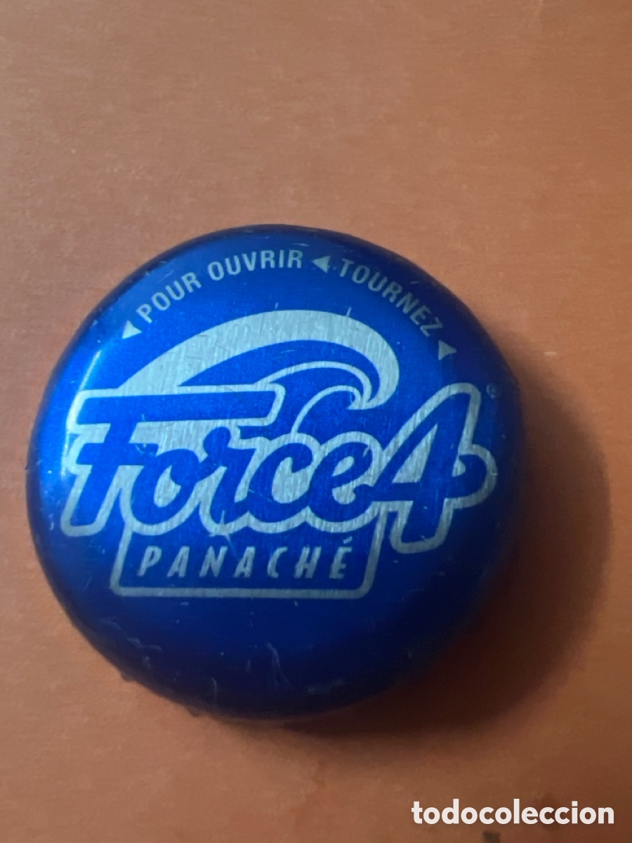 Coleccionismo de cervezas: T4/X83/G3. CHAPA CERVEZA - Force 4 Panach&eacute; pour ouvrir tournez