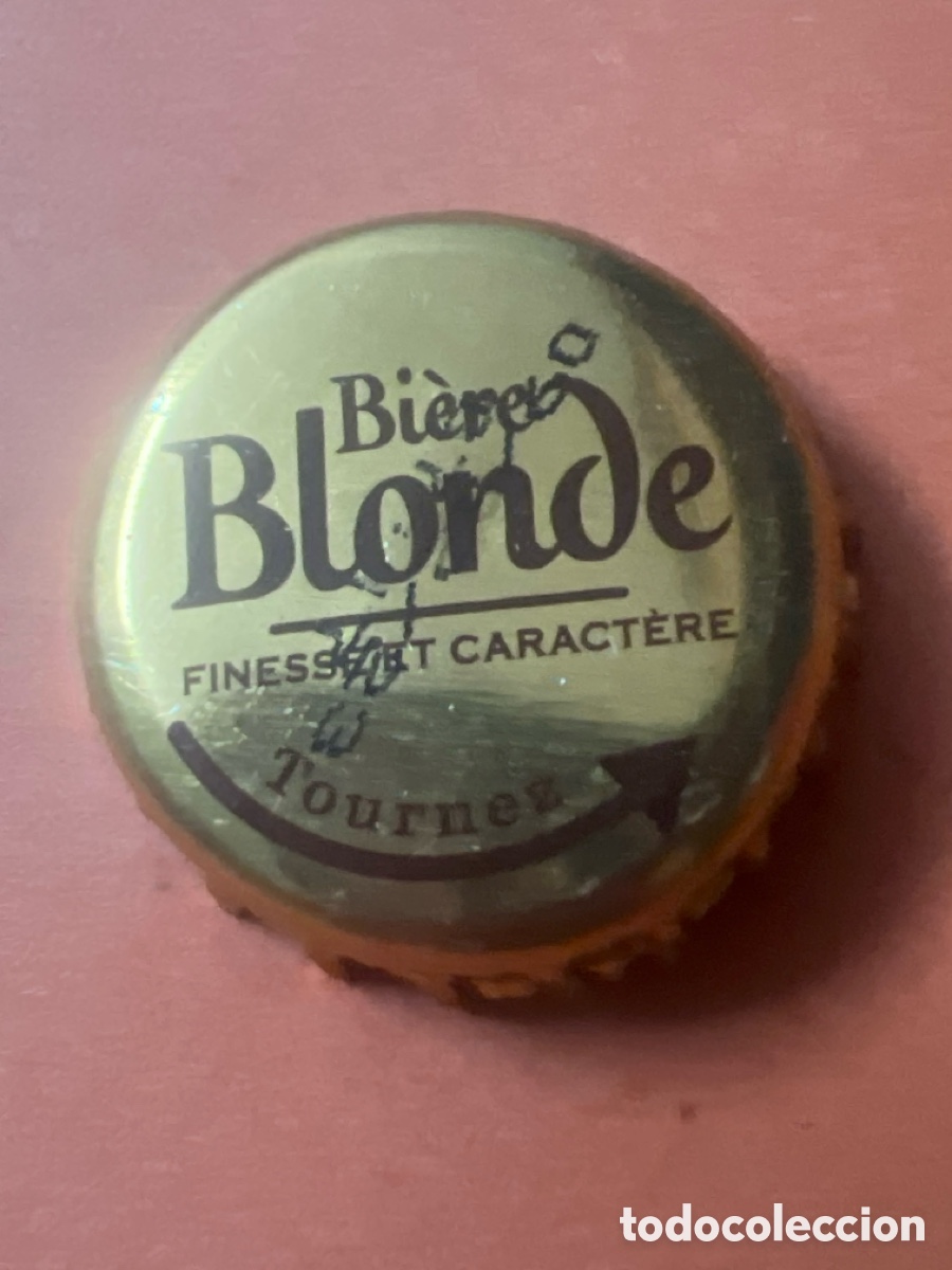 Collectable Beer: T4/X80/Q2. CHAPA CERVEZA - Bi&egrave;re Blonde Finesse et Caract&egrave;re Tournez - Francia