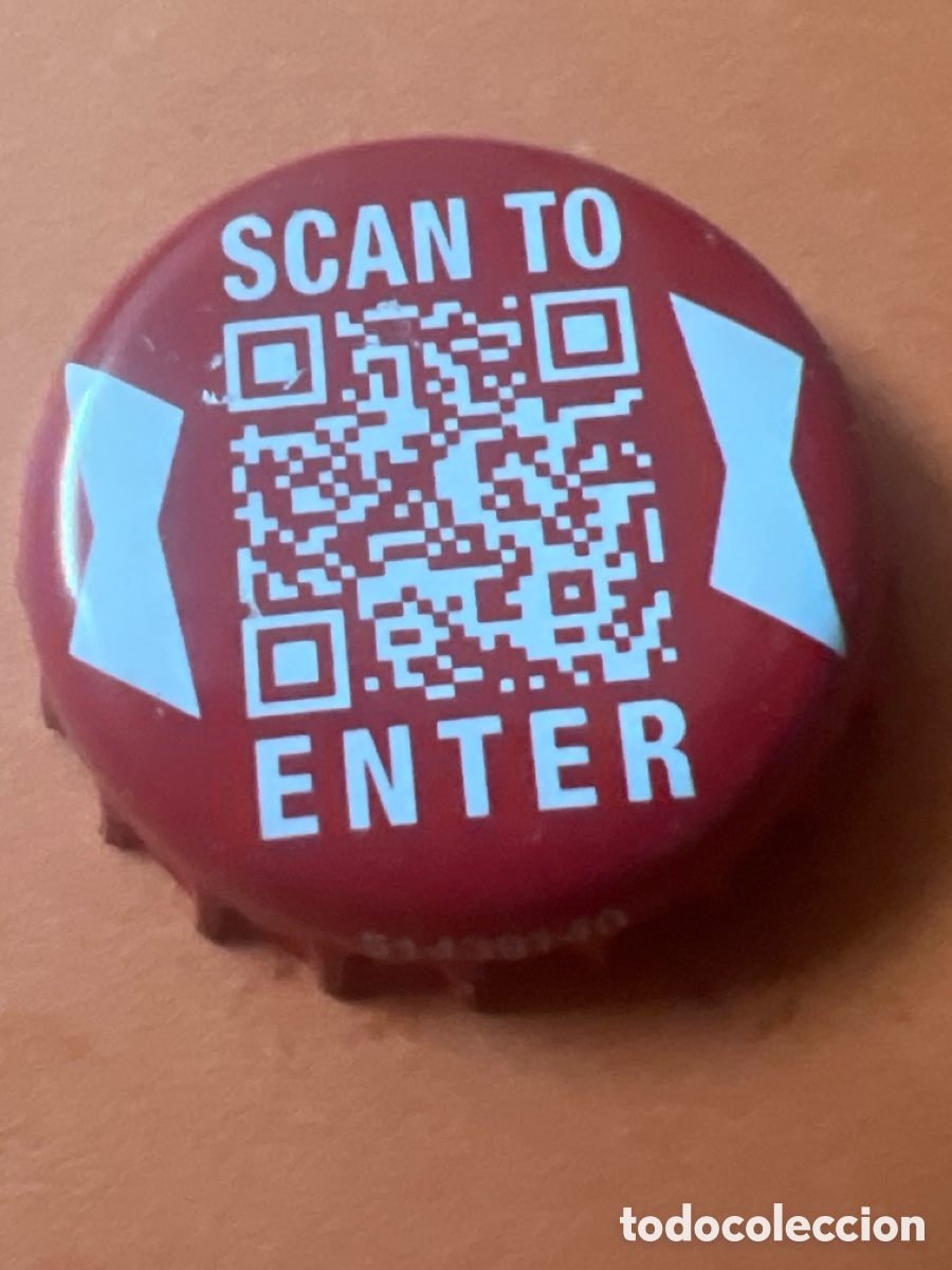 Coleccionismo de cervezas: T4/X90/T5. CHAPA CERVEZA - Scan to Enter - B&eacute;lgica