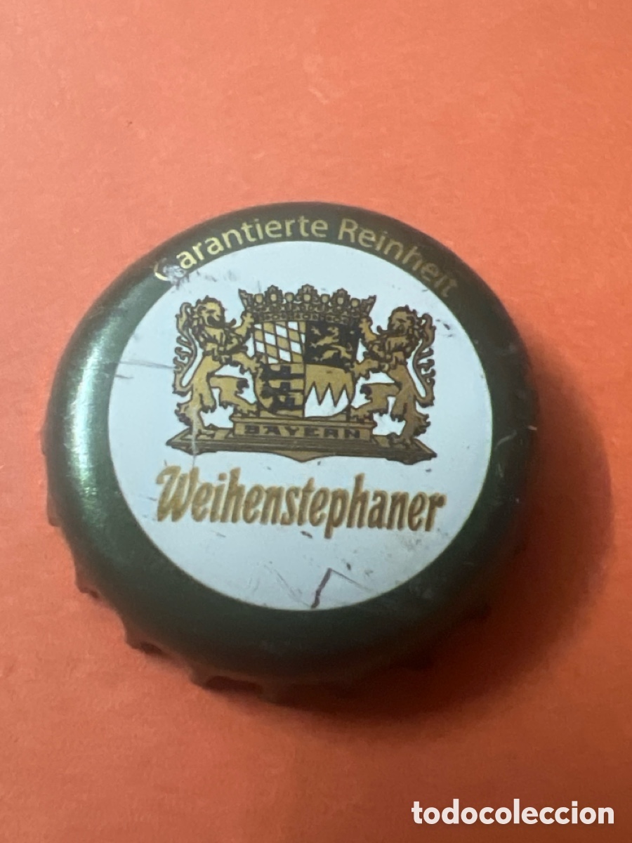 Coleccionismo de cervezas: T4/X90/V2. CHAPA CERVEZA - Weihenstephaner Garantierte Reinheit Bayern - ALEMANIA