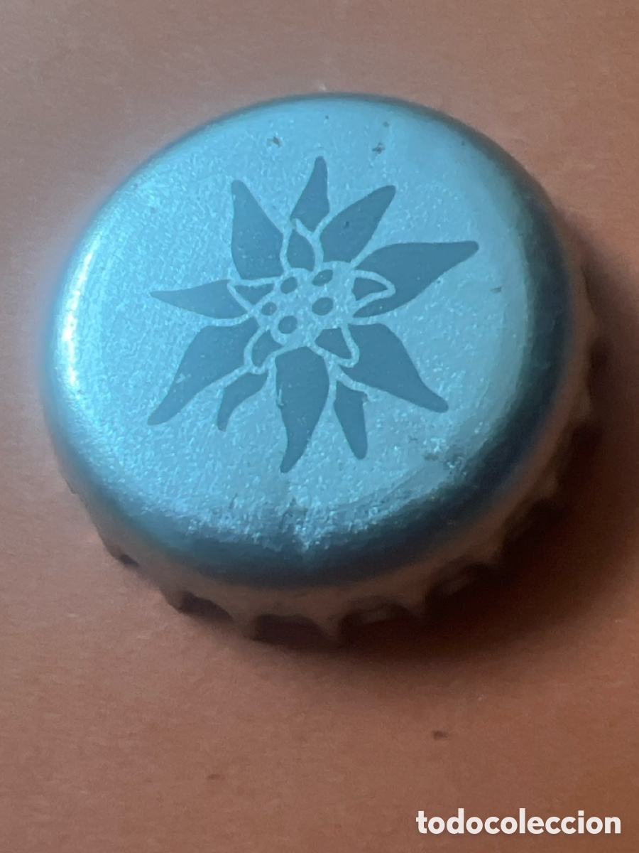 Coleccionismo de cervezas: T4/X90/Y1. CHAPA CERVEZA - Capsules kronkorken Bi&egrave;re EDELWEISS brasserie FISCHER