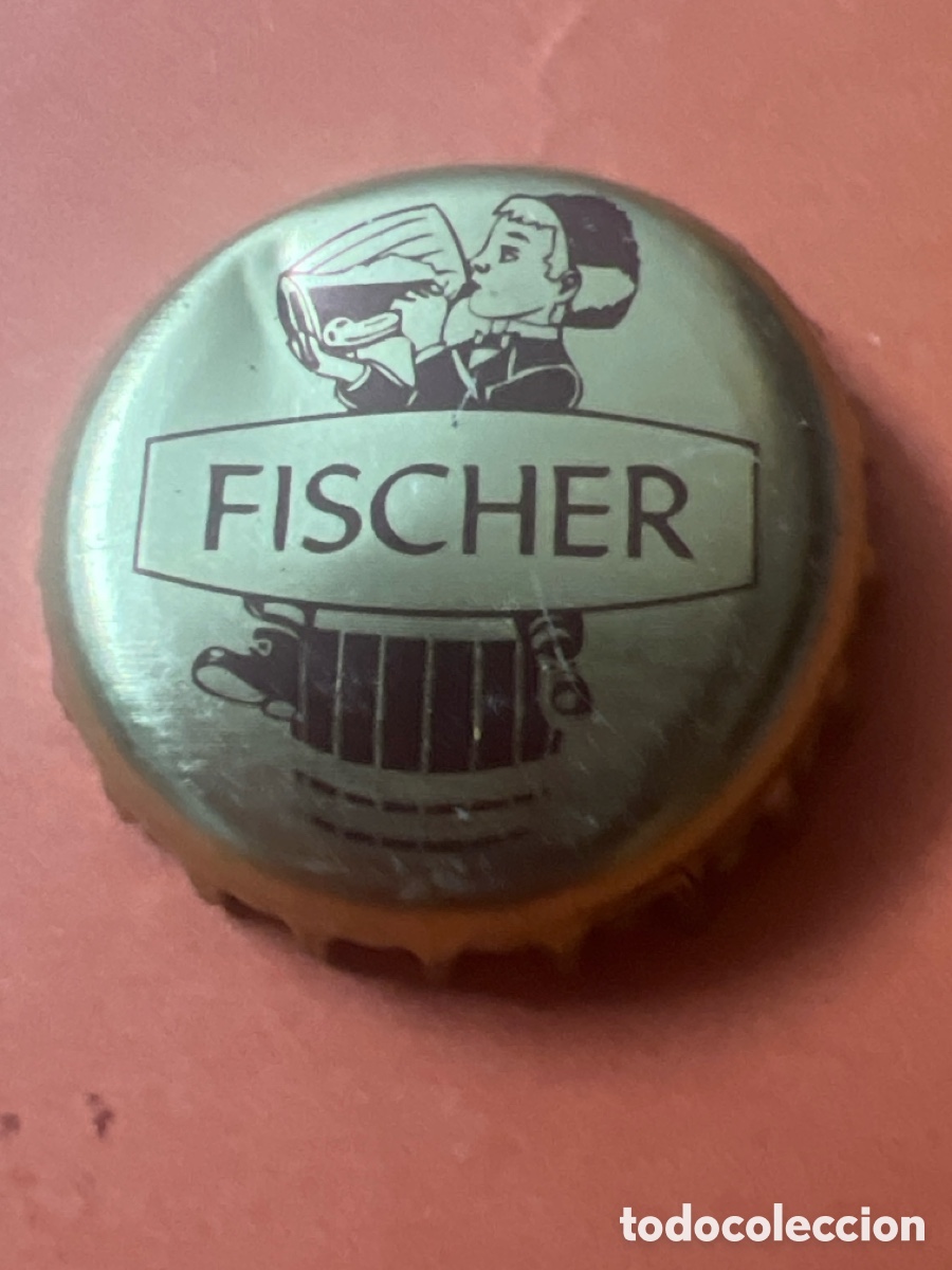 Coleccionismo de cervezas: T4/X88/D1. CAPSULE BIERE BEER CHAPA CERVEZA FISCHER [1]. FRANCIA.