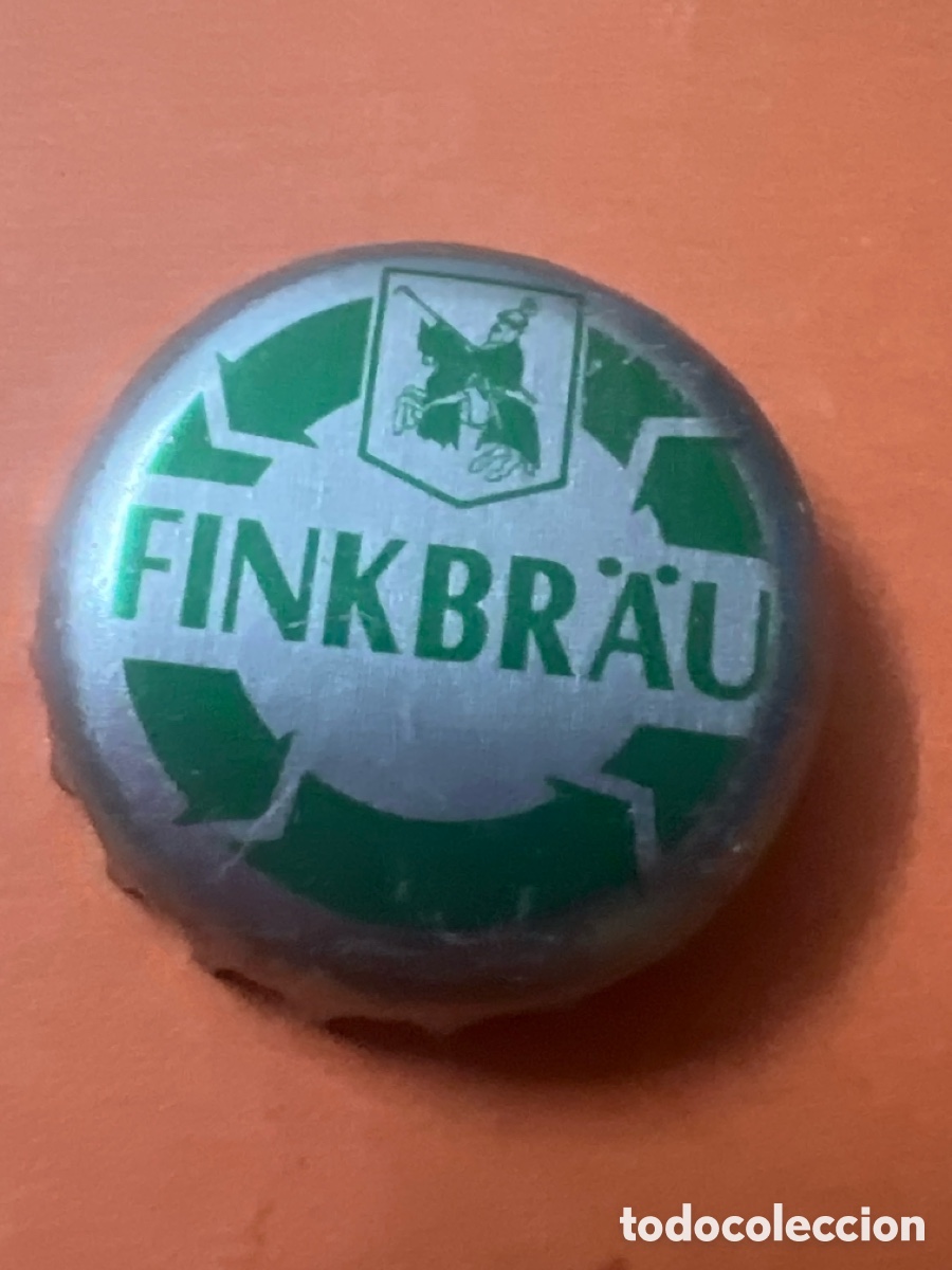 Coleccionismo de cervezas: T4/X88/D5. CHAPA CERVEZA - Finkbr&auml;u - FRANCIA