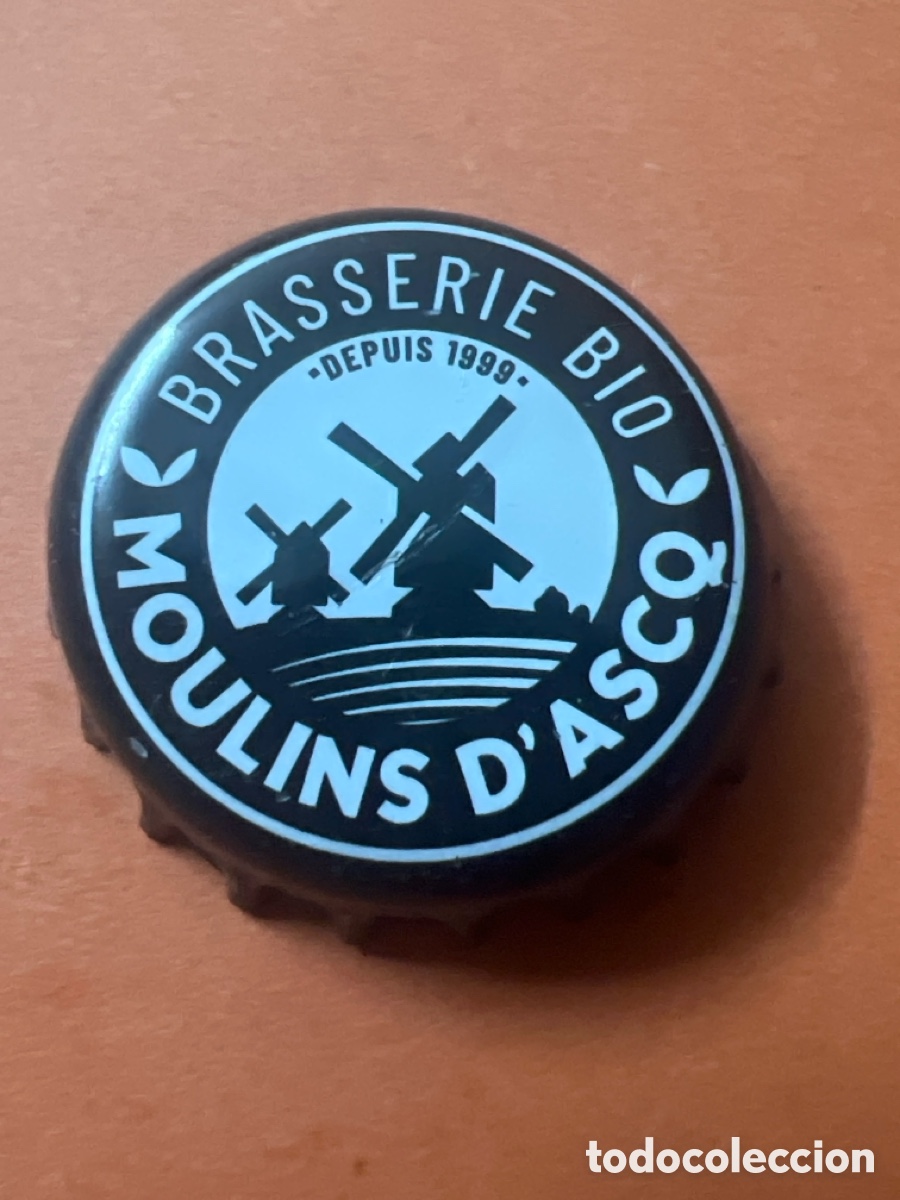 Coleccionismo de cervezas: T4/X88/F2. CHAPA CERVEZA - Brasserie Bio Moulins d'Ascq Depuis 1999 - FRANCIA