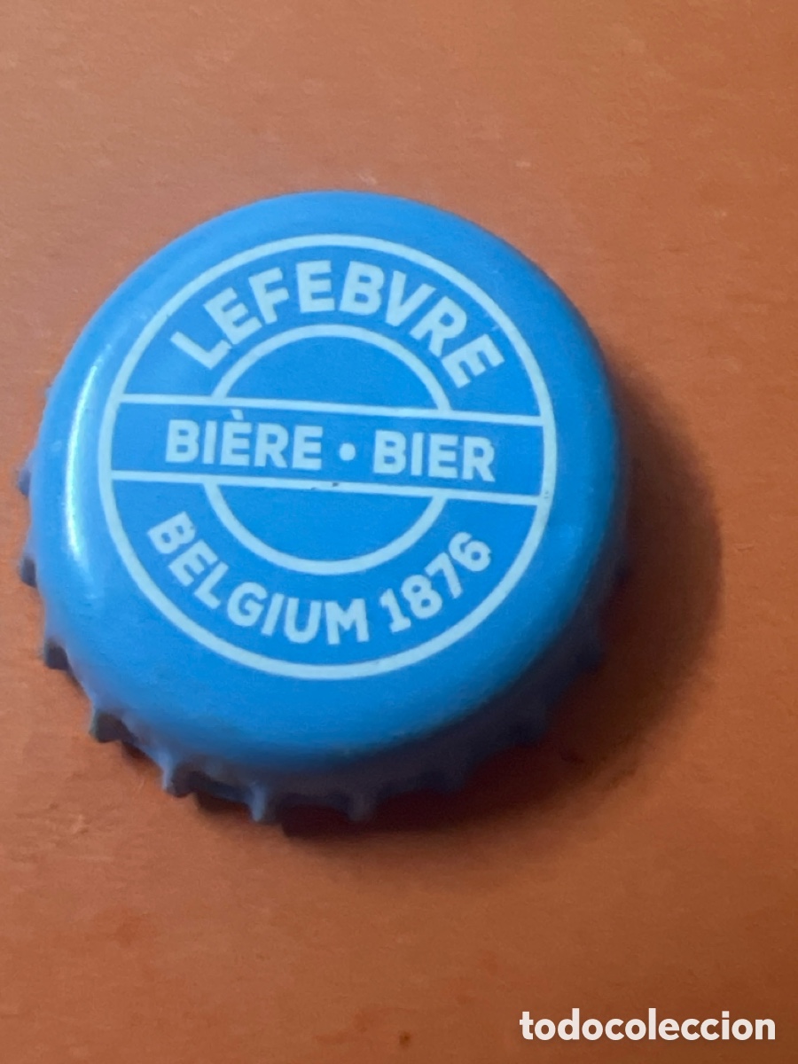 Coleccionismo de cervezas: T4/X88/G4. CHAPA CERVEZA - Lefebvre Bi&egrave;re Bier Belgium 1876 - B&Eacute;LGICA