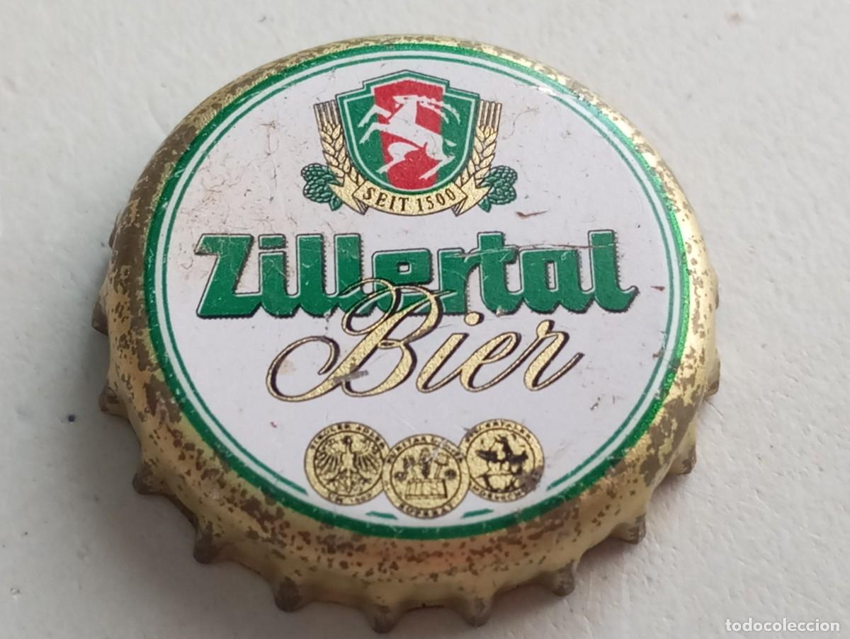 Coleccionismo de cervezas: Chapa tap&oacute;n corona de la cerveza austr&iacute;aca ZILLERTAL BIER