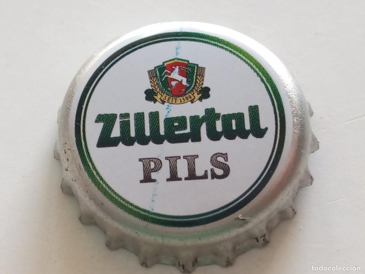Coleccionismo de cervezas: Chapa tap&oacute;n corona de la cerveza austr&iacute;aca ZILLERTAL PILS