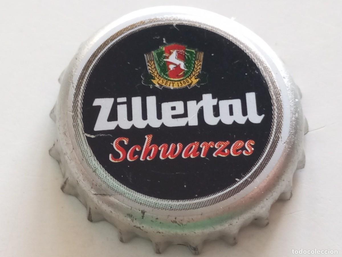 Coleccionismo de cervezas: Chapa tap&oacute;n corona de la cerveza austr&iacute;aca ZILLERTAL SCHWARZES