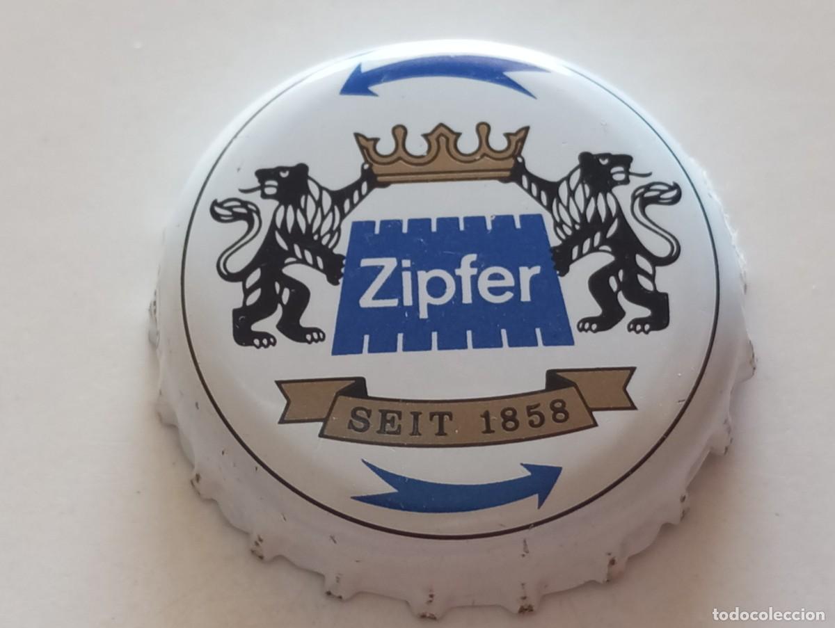 Coleccionismo de cervezas: Chapa tap&oacute;n corona de la cerveza austr&iacute;aca ZIPFER SEIT 1858