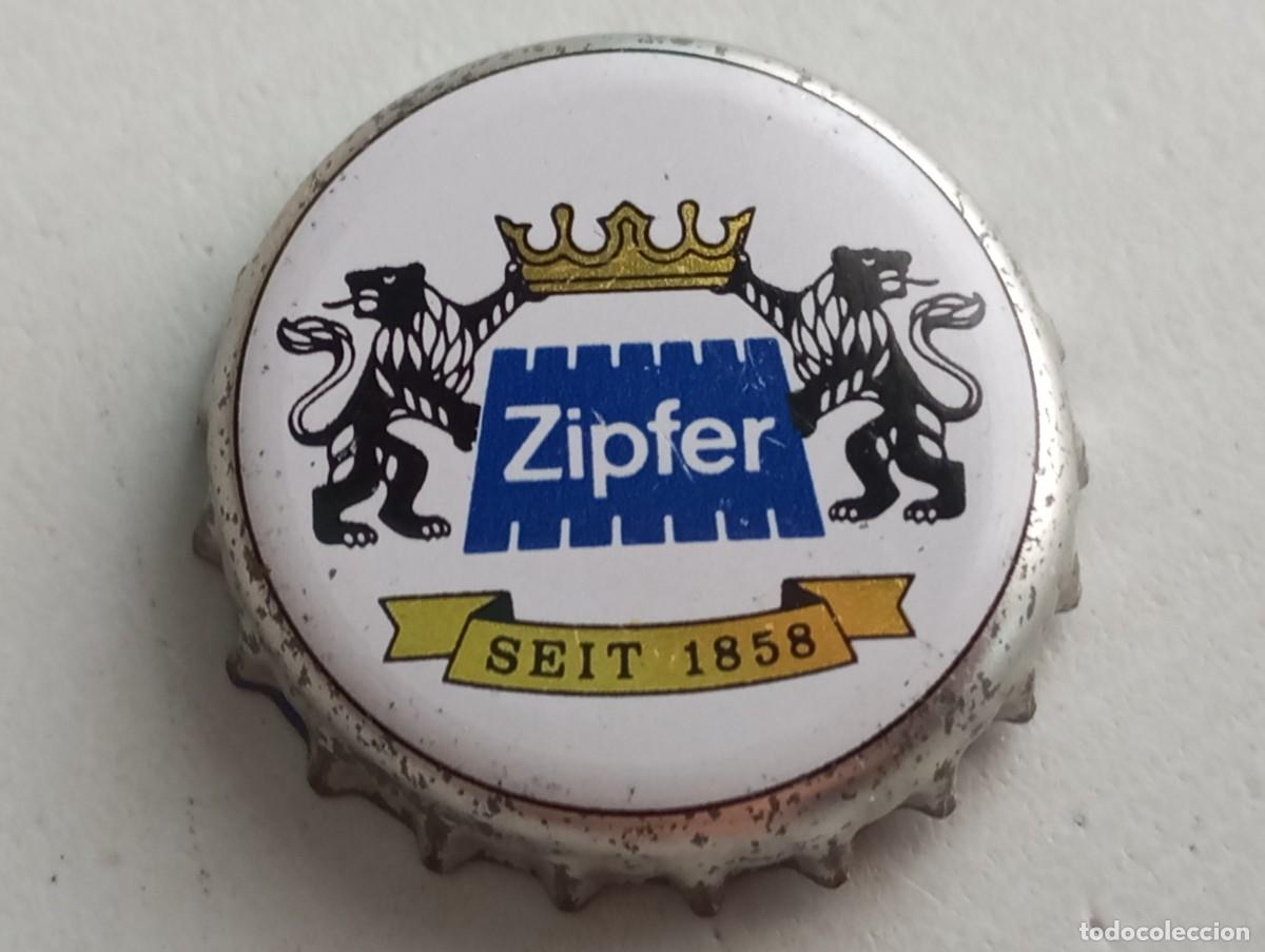 Coleccionismo de cervezas: Chapa tap&oacute;n corona de la cerveza austr&iacute;aca ZIPFER SEIT 1858