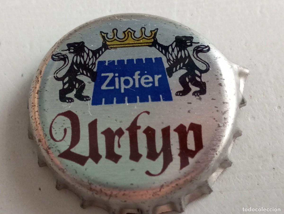 Coleccionismo de cervezas: Chapa tap&oacute;n corona de la cerveza austr&iacute;aca ZIPFER URTYP