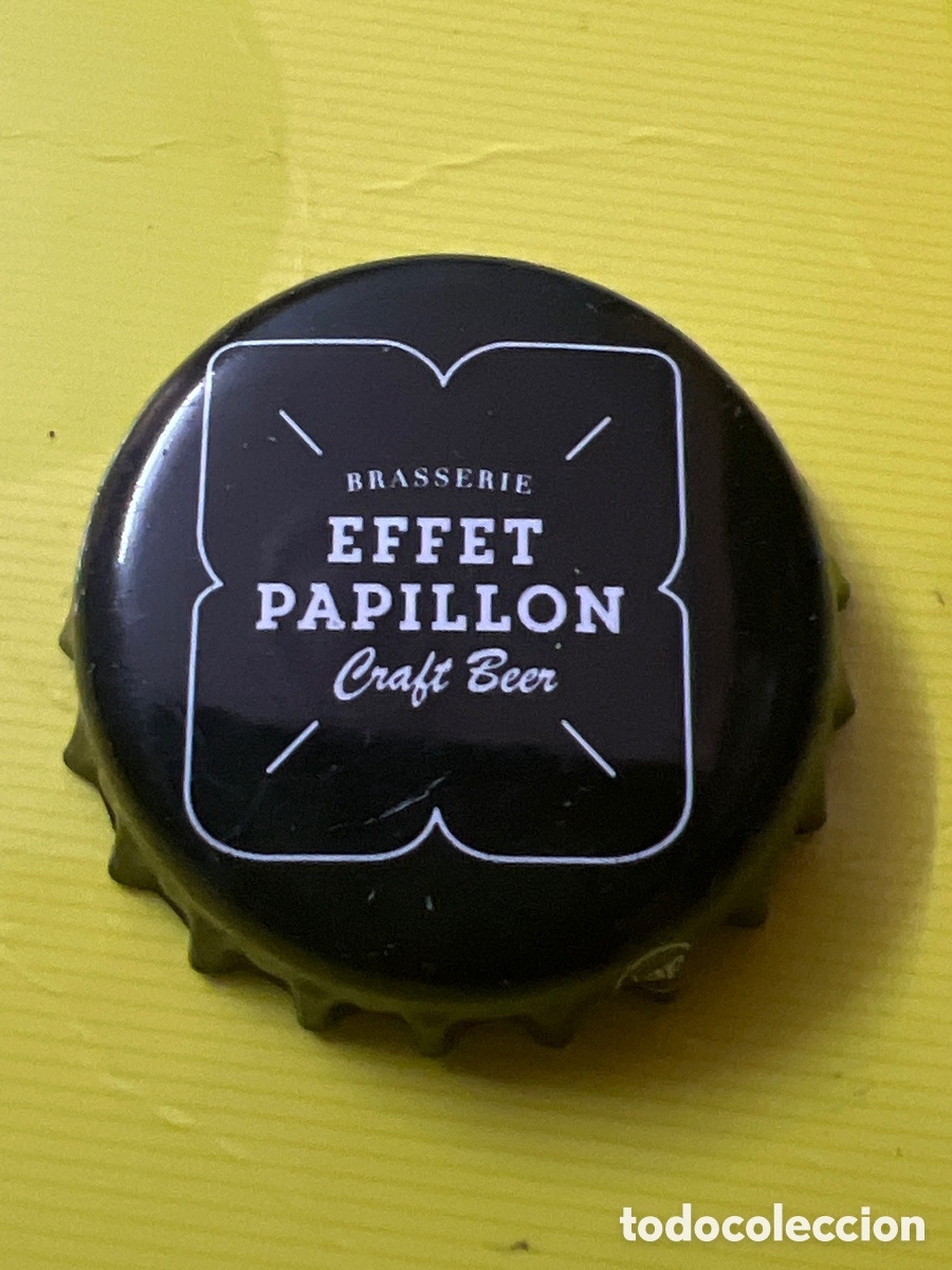 Coleccionismo de cervezas: T4/X88/H4. CHAPA CERVEZA - Brasserie Effet Papillon craft beer - FRANCIA