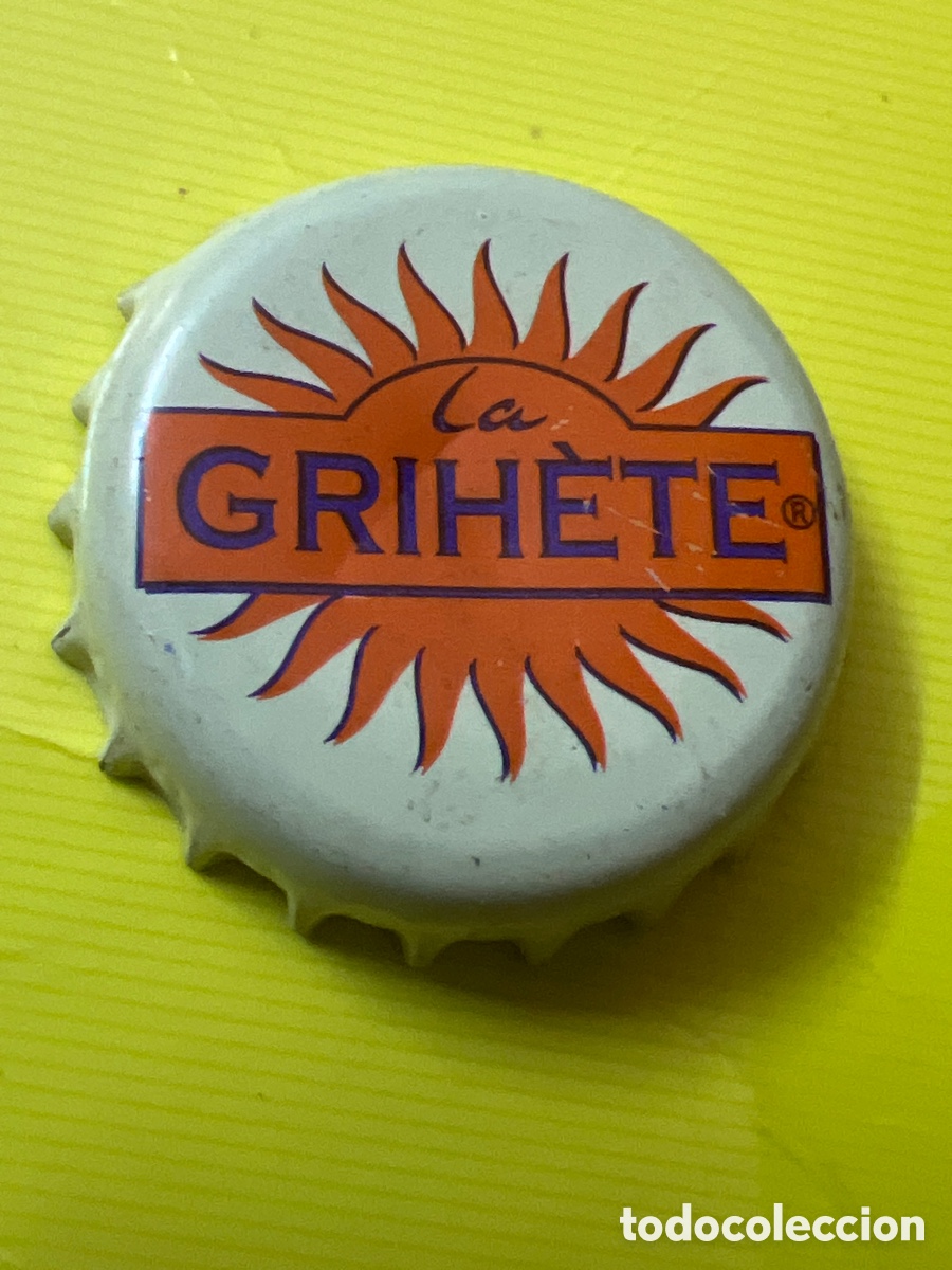 Coleccionismo de cervezas: T4/X90/T3. CHAPA CERVEZA - La Grih&egrave;te - FRANCIA