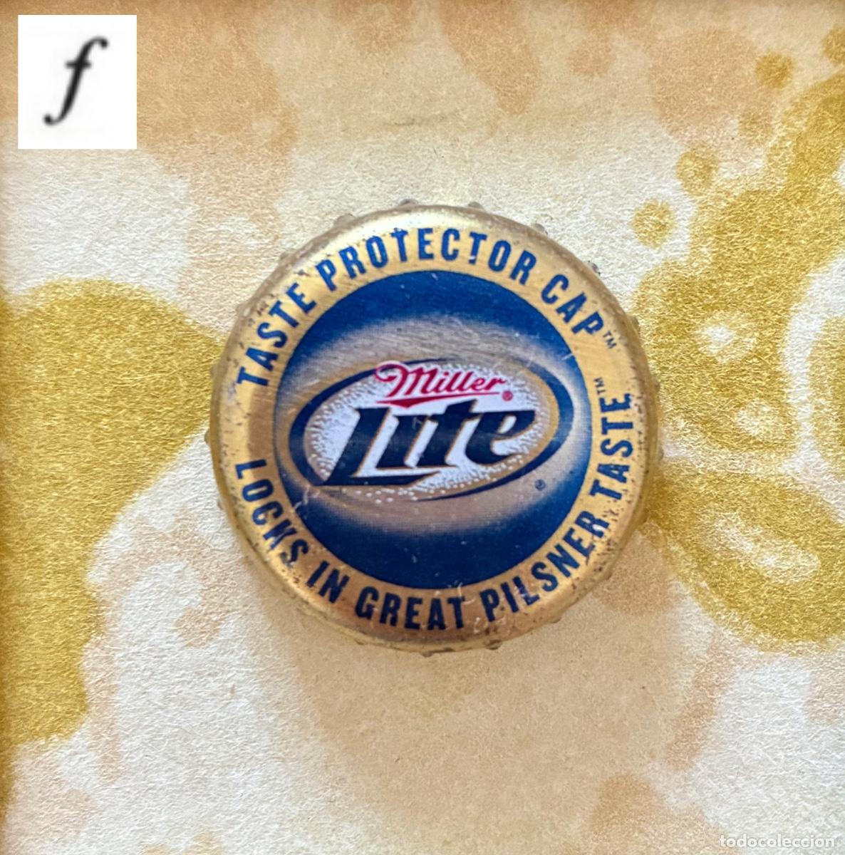 Coleccionismo de cervezas: CHAPA CERVEZA MILLER LITE CHAPAS TAPON CORONA