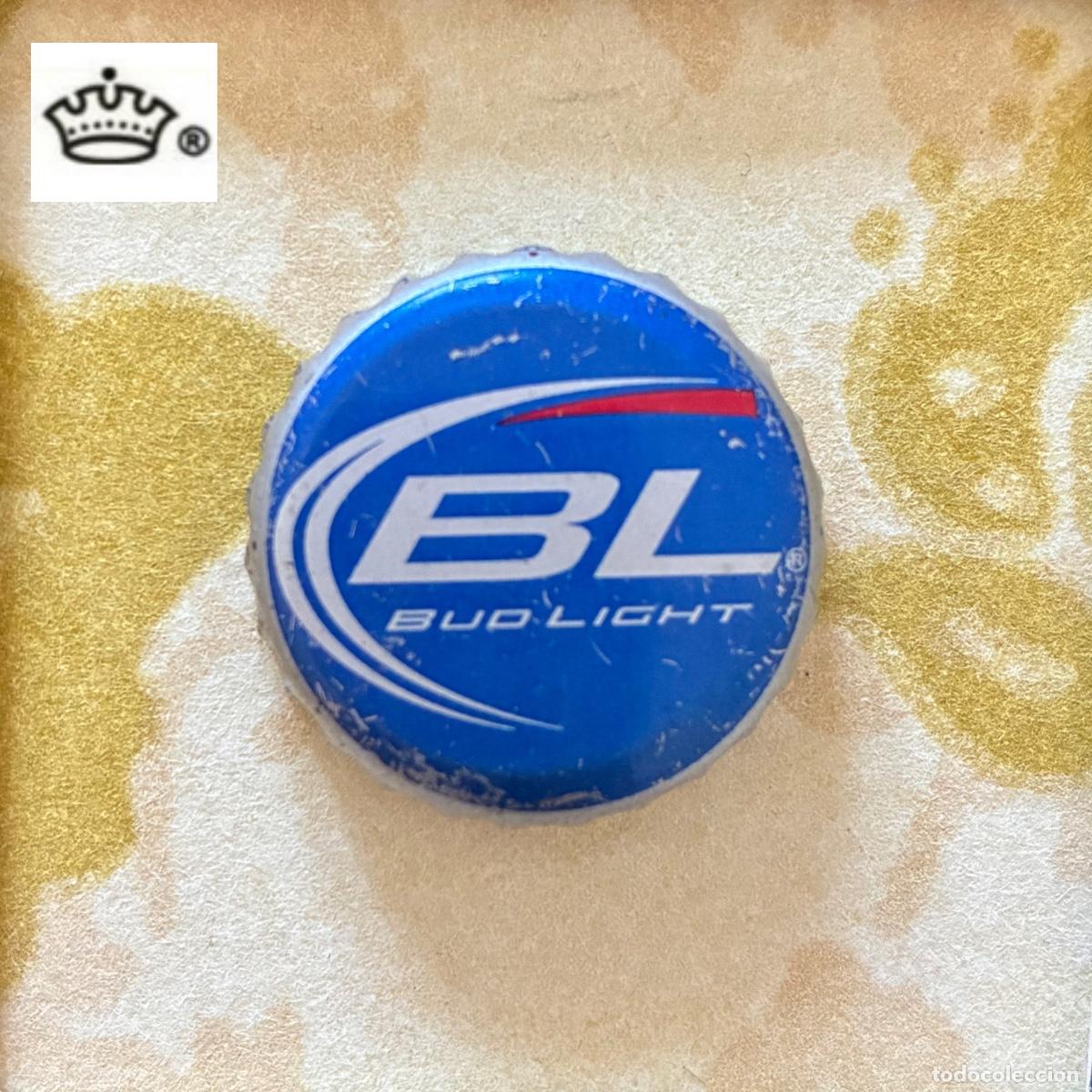 Coleccionismo de cervezas: CHAPA CERVEZA BUD LIGHT CHAPAS TAPON CORONA
