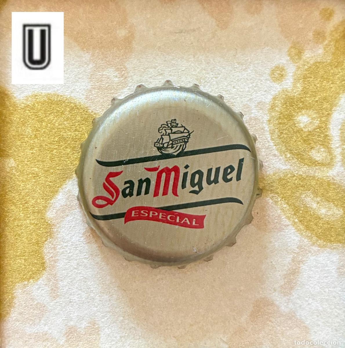 Coleccionismo de cervezas: CHAPA CERVEZA SAN MIGUEL CHAPAS TAPON CORONA
