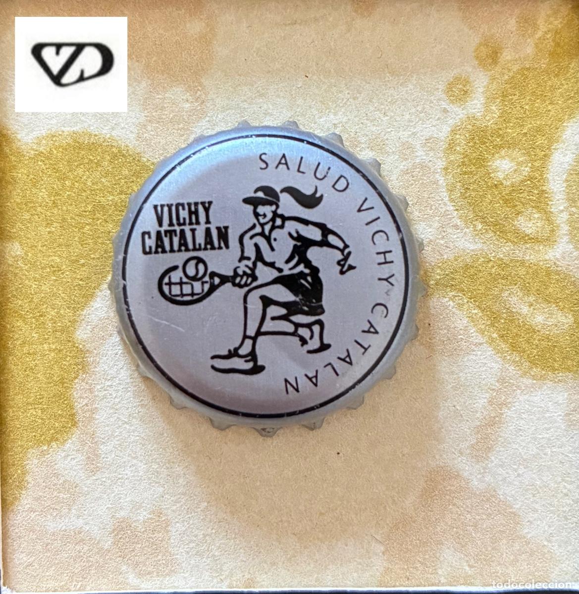 Coleccionismo de cervezas: CHAPA AGUA VICHY CATALAN CHAPAS TAPON CORONA