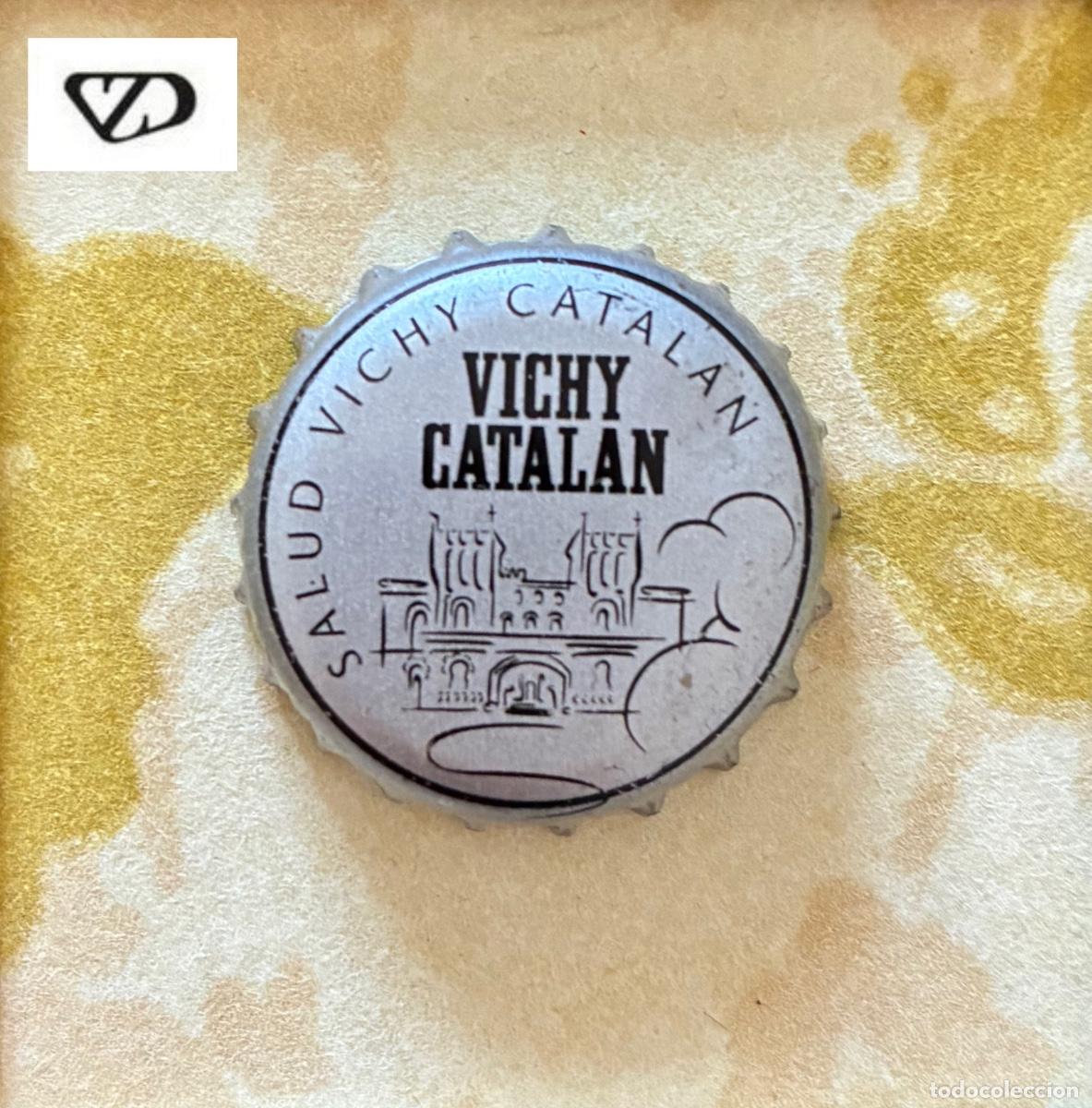 Coleccionismo de cervezas: CHAPA AGUA VICHY CATALAN CHAPAS TAPON CORONA