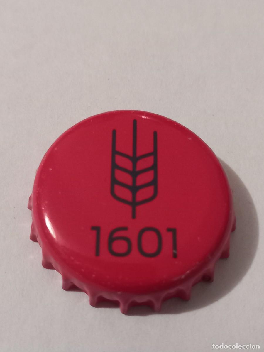 Coleccionismo de cervezas: CHAPA CERVEZA 1601, FACTOR&Iacute;A U