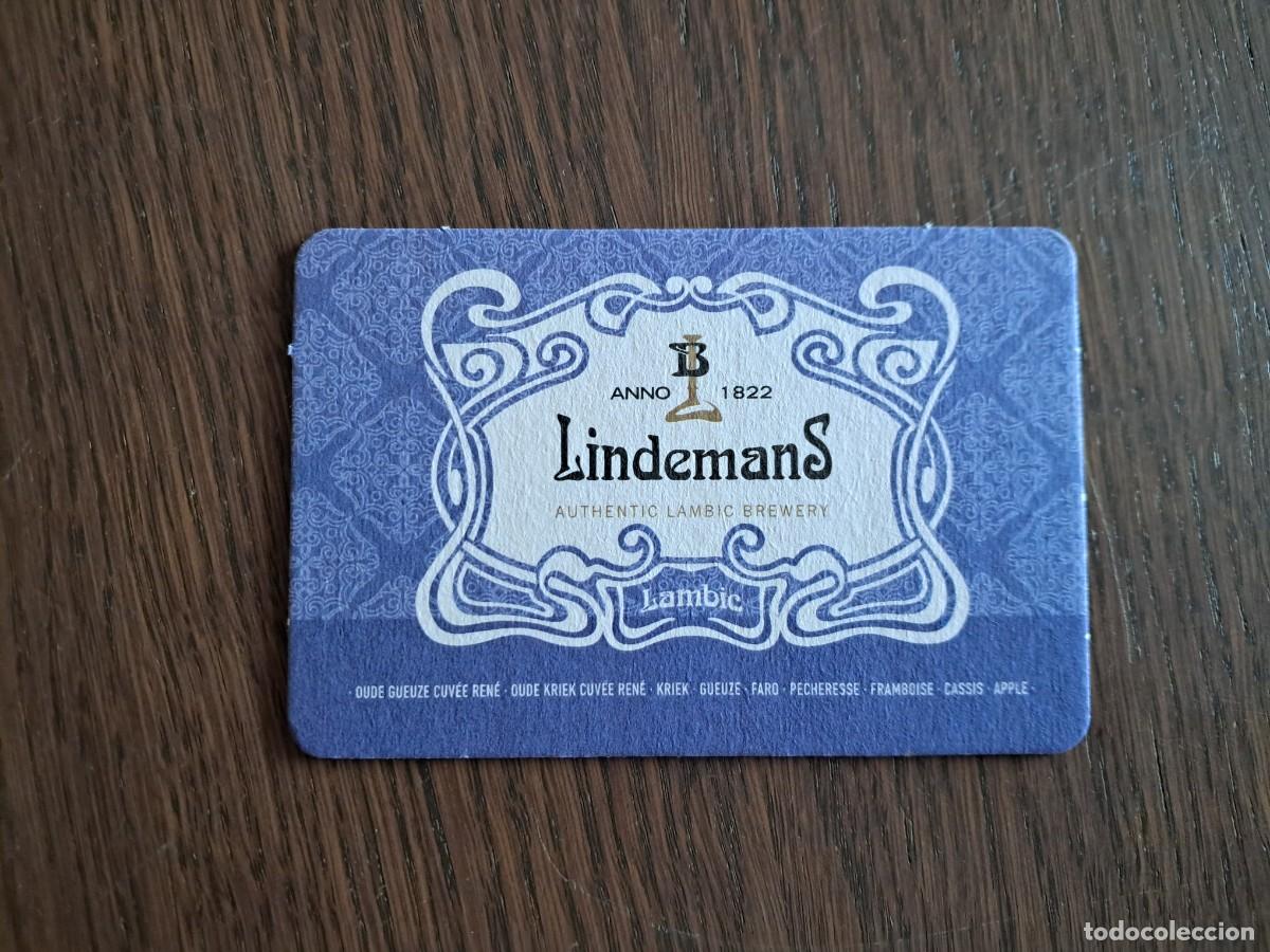 Coleccionismo de cervezas: posavasos de cerveza, Lindemans.