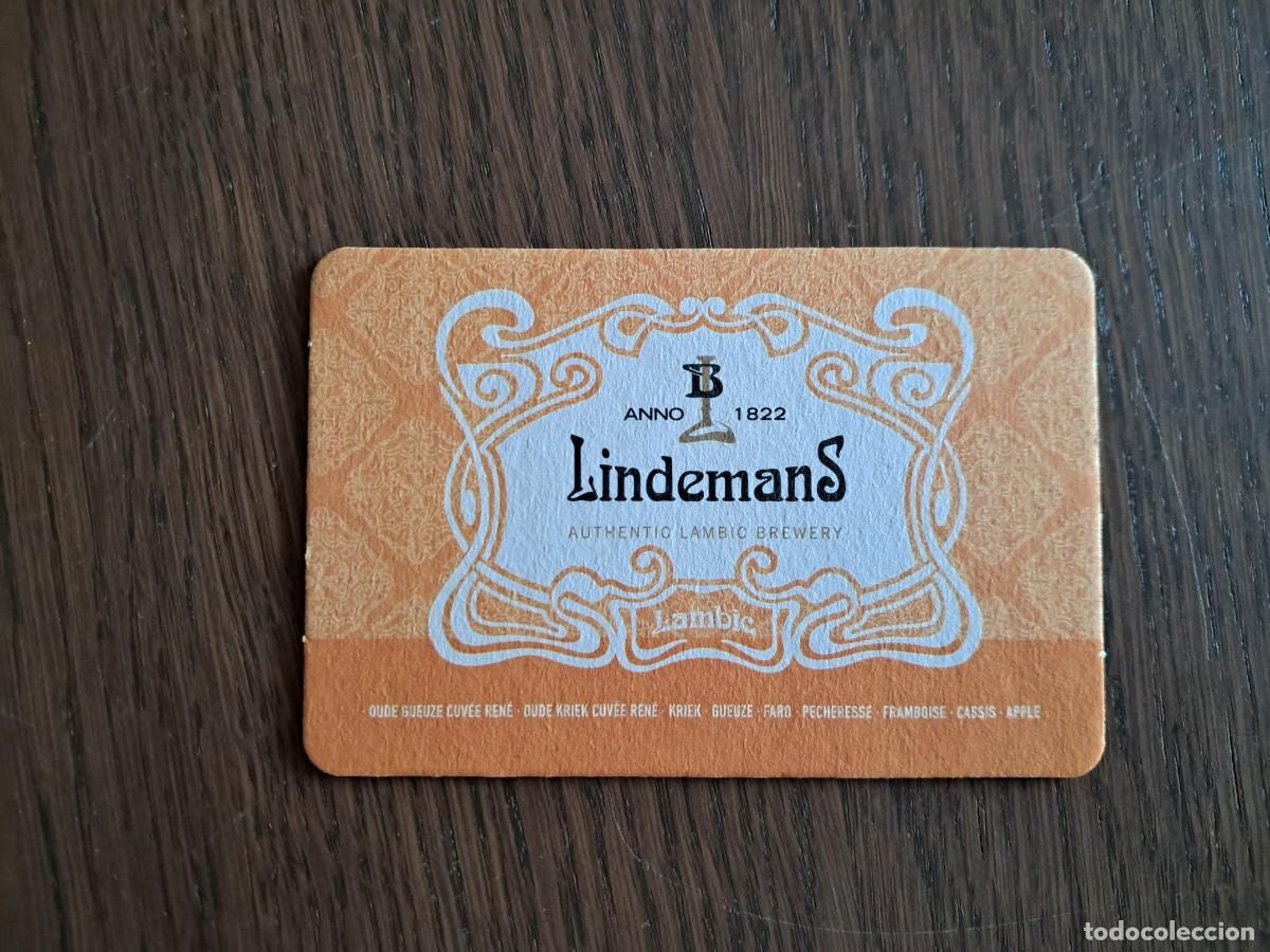 Coleccionismo de cervezas: posavasos de cerveza, Lindemans.