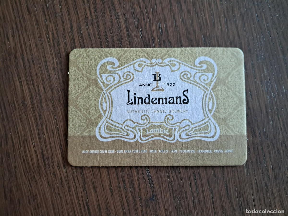 Coleccionismo de cervezas: posavasos de cerveza, Lindemans.