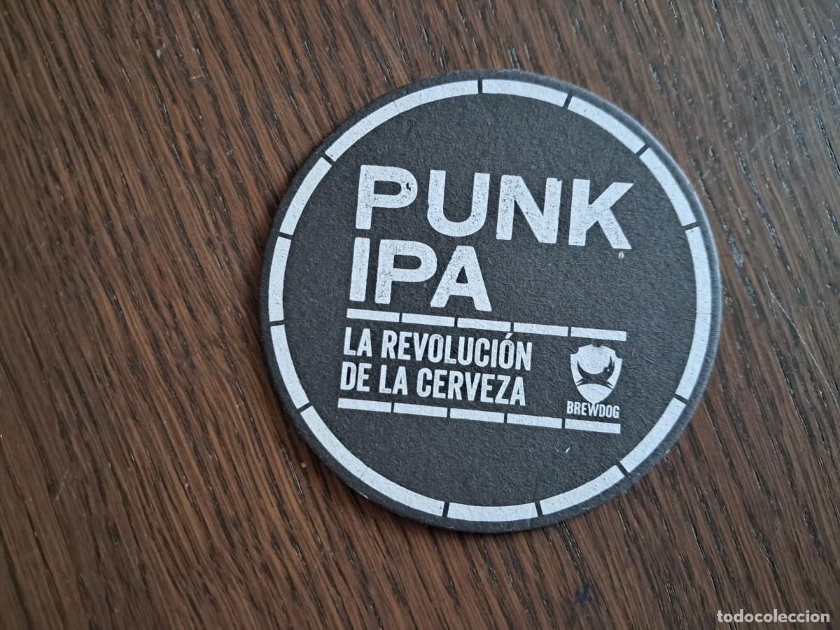Coleccionismo de cervezas: posavasos de cerveza artesanal, Brew Dog, Punk Ipa. la revoluci&oacute;n de la cerveza.