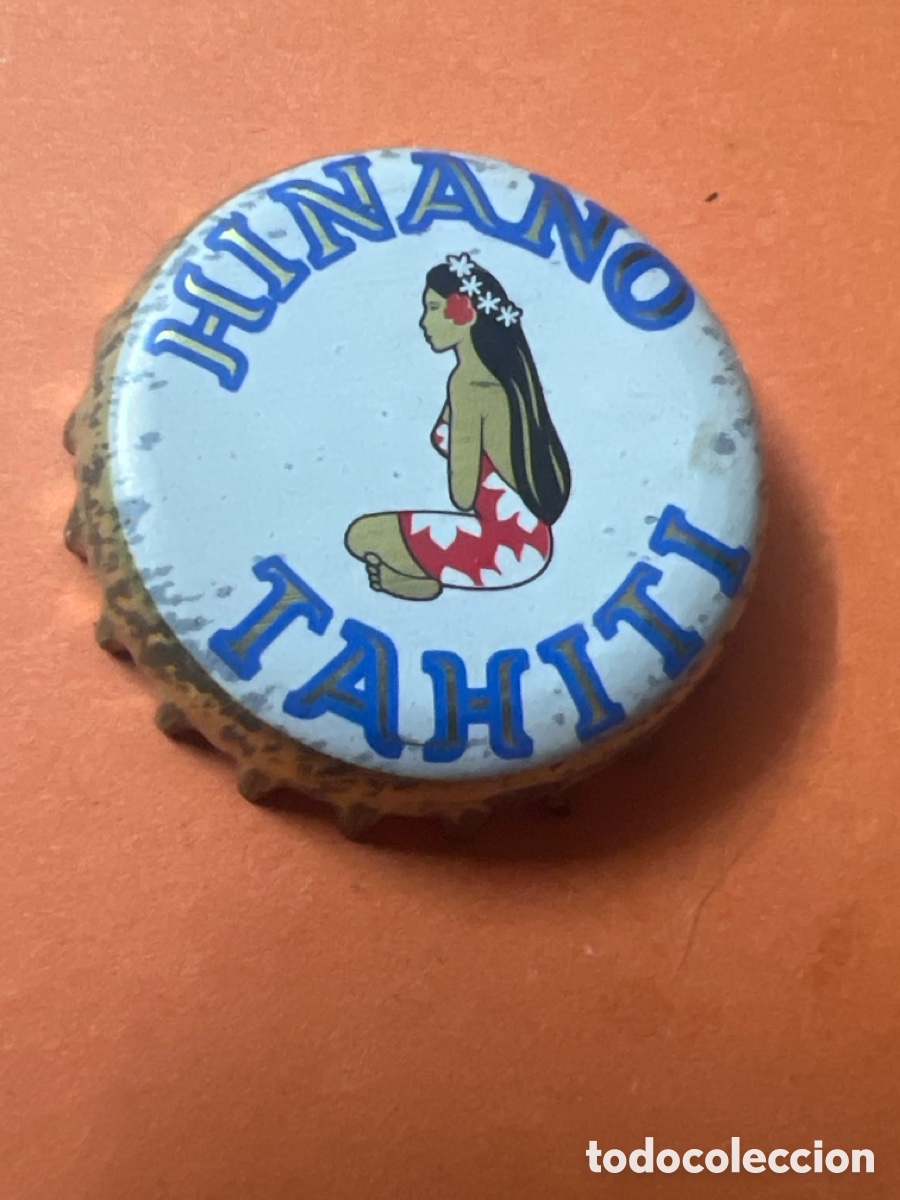 Coleccionismo de cervezas: T4/X97/P5. CHAPA TAP&Oacute;N CORONA CERVEZA HINANO TAHITI - POLINESIA FRANCESA