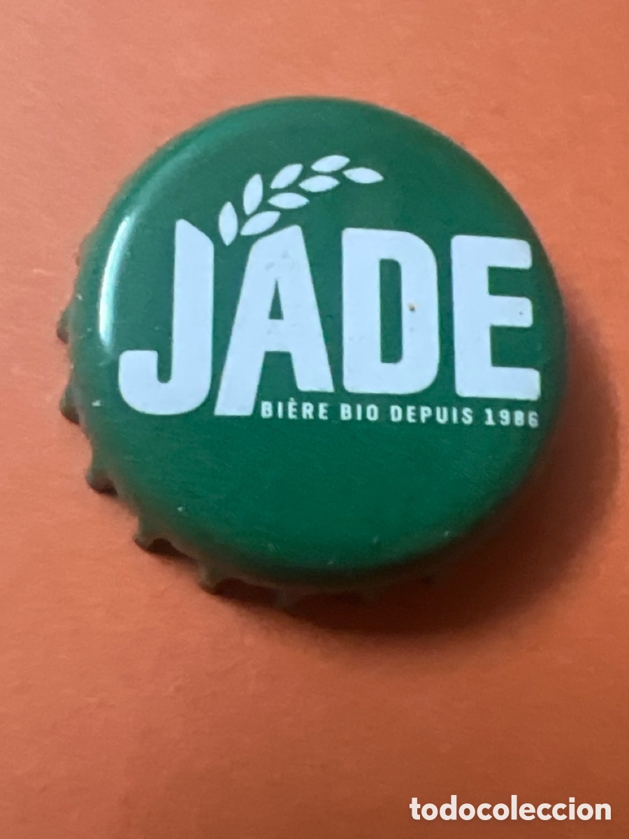Coleccionismo de cervezas: T4/X97/Q3. CHAPA CERVEZA - Jade Bi&egrave;re Bio Depuis 1986 - FRANCIA